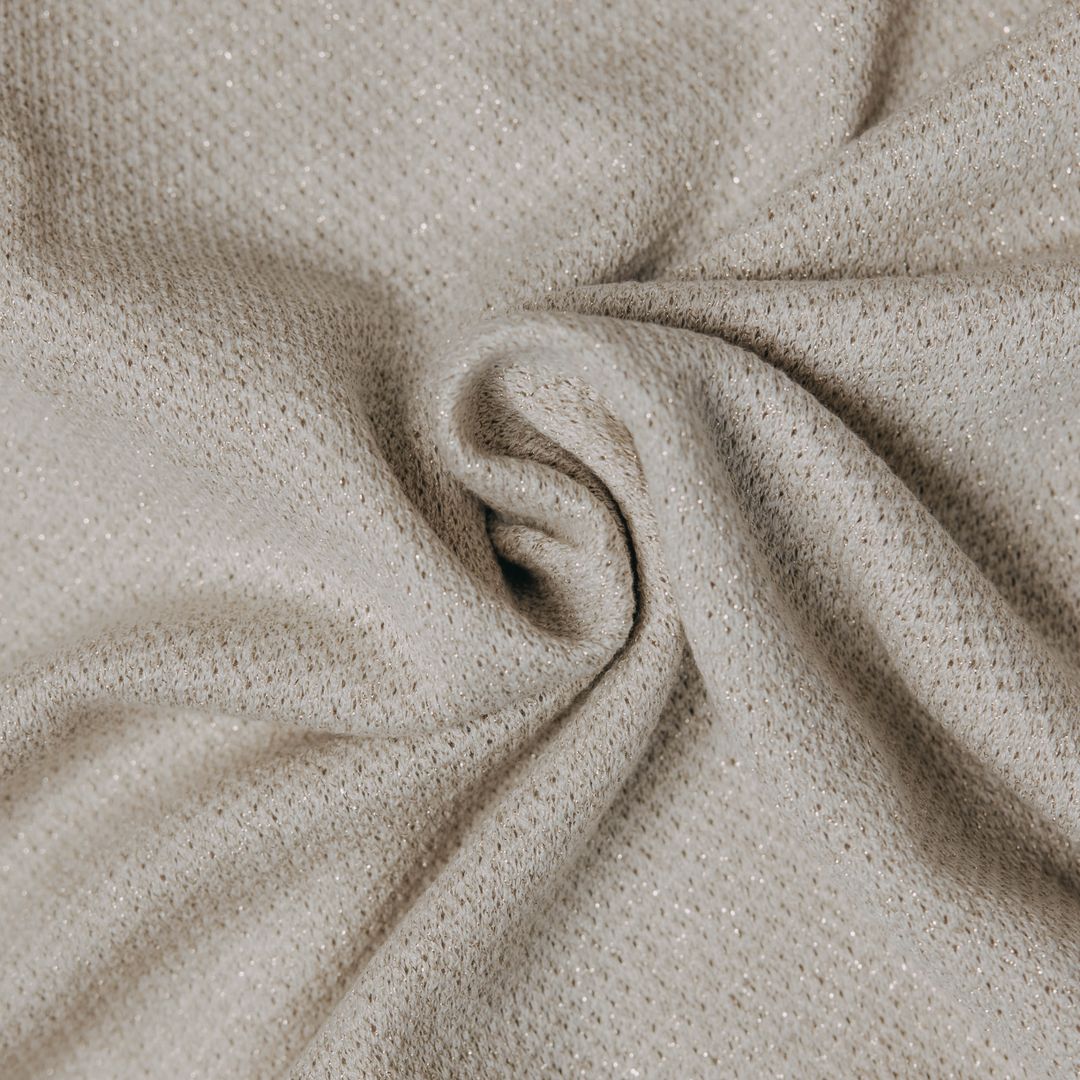 Bavlna s viskózou s bavlnou s polyesterom a lurexom