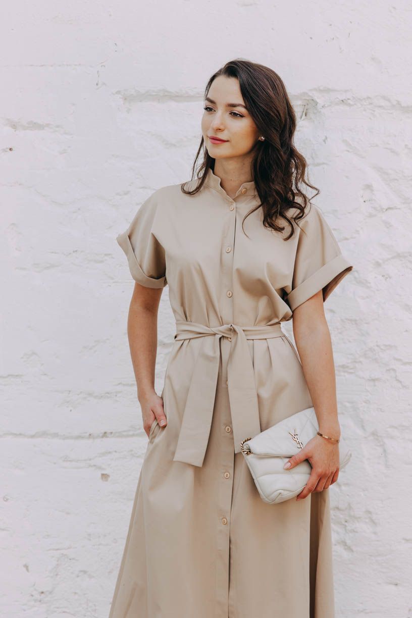 Kačka má na sobě při své výšce 170 cm velikost XS.