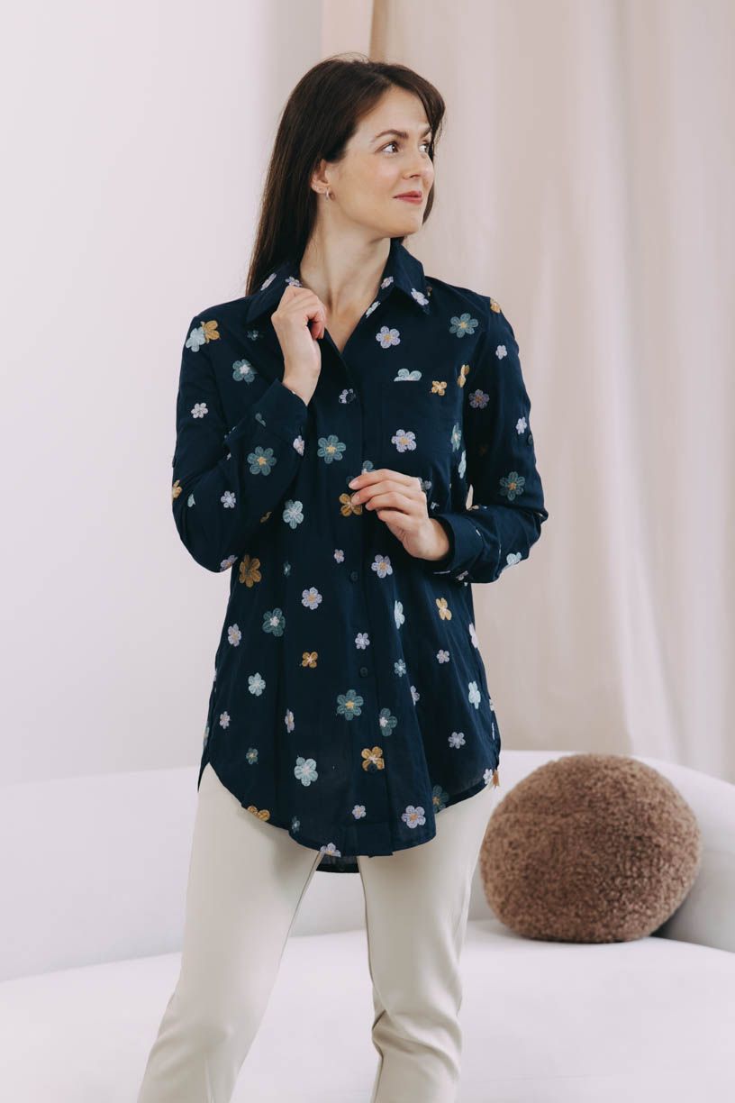 Káťa má na sobě při své výšce 170 cm velikost XS. 