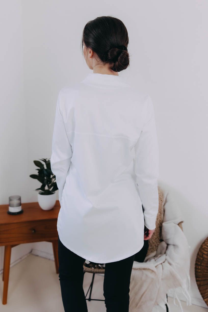 Kačka má na sobě při své výšce 170 cm velikost XS.