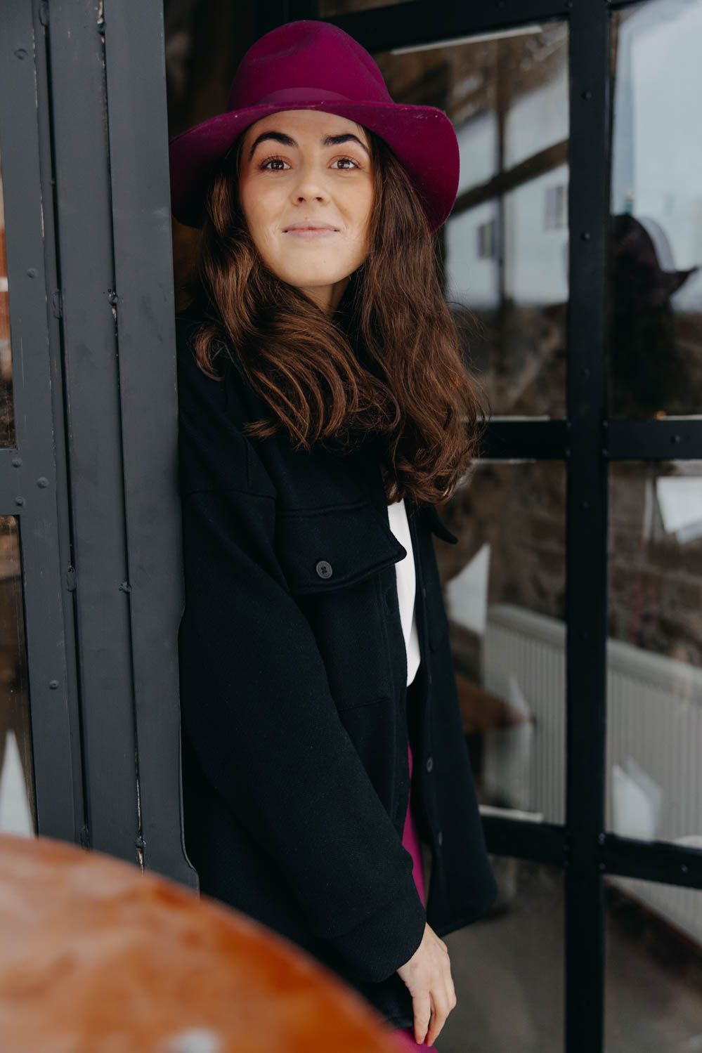 Káťa má na sobě při své výšce 170 cm velikost S.