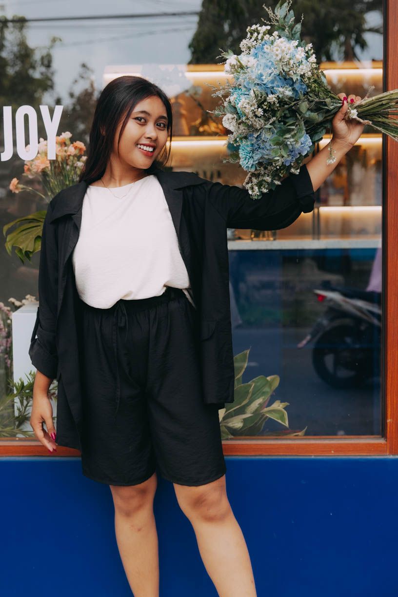 Diana má na sobě při své výšce 155 cm velikost S.