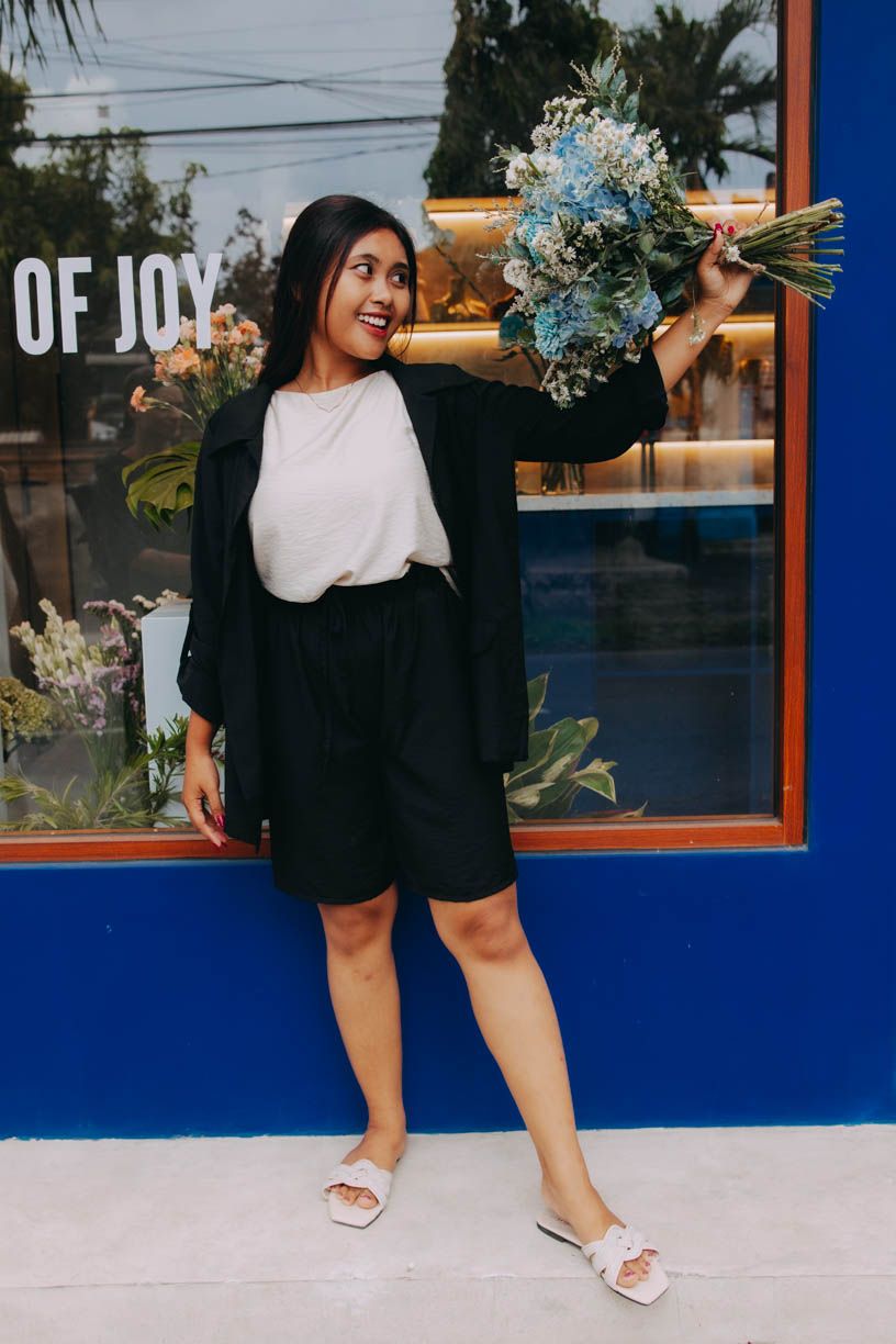 Diana má na sobě při své výšce 155 cm velikost XS.