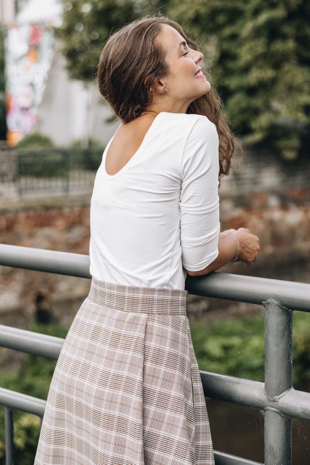 Káťa má na sobě při své výšce 170 cm velikost XS.