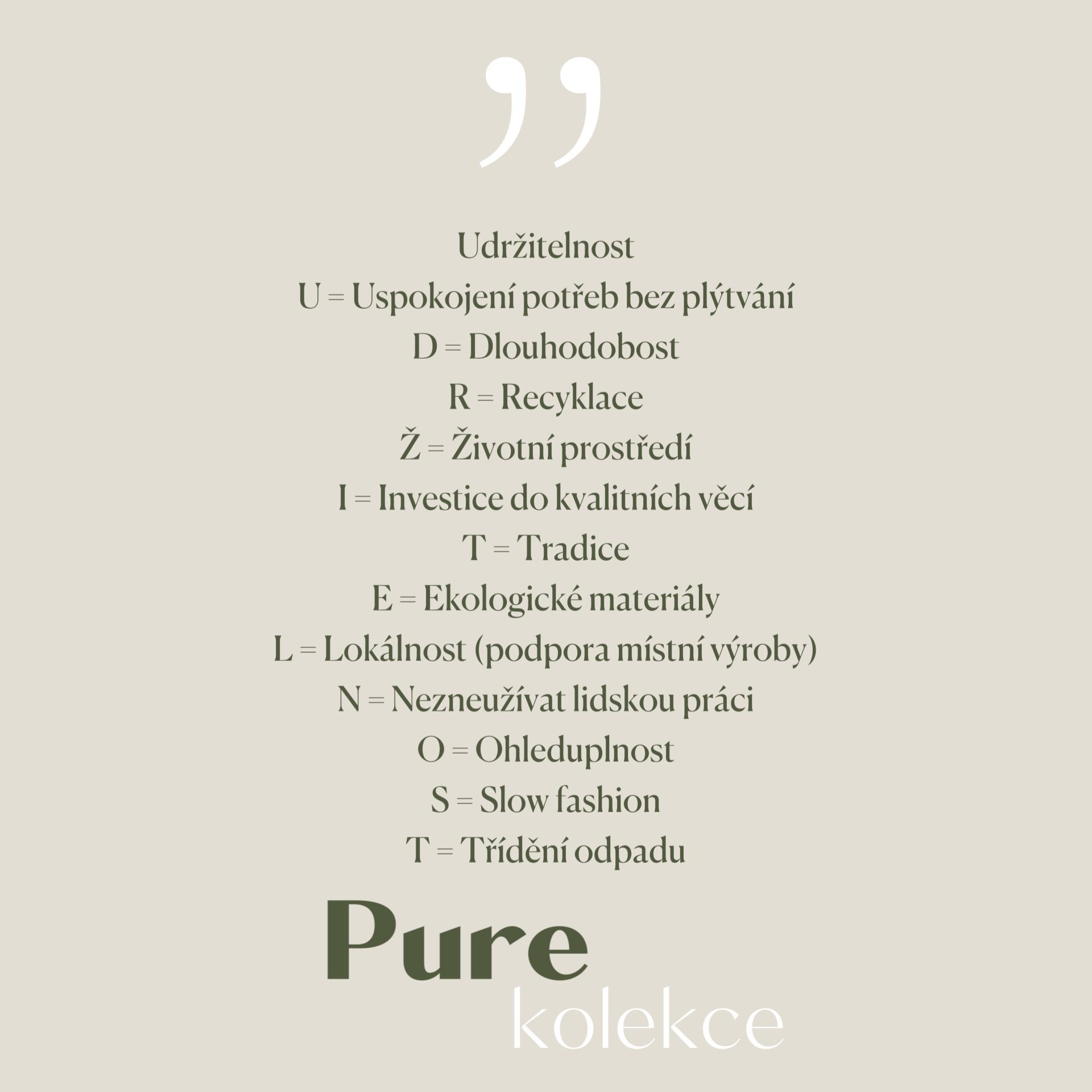 Co znamená udržitelnost - shrnuto v pár slovech