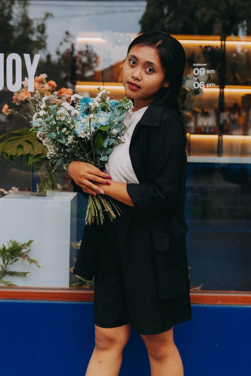 Diana má na sobě při své výšce 155 cm velikost XS.