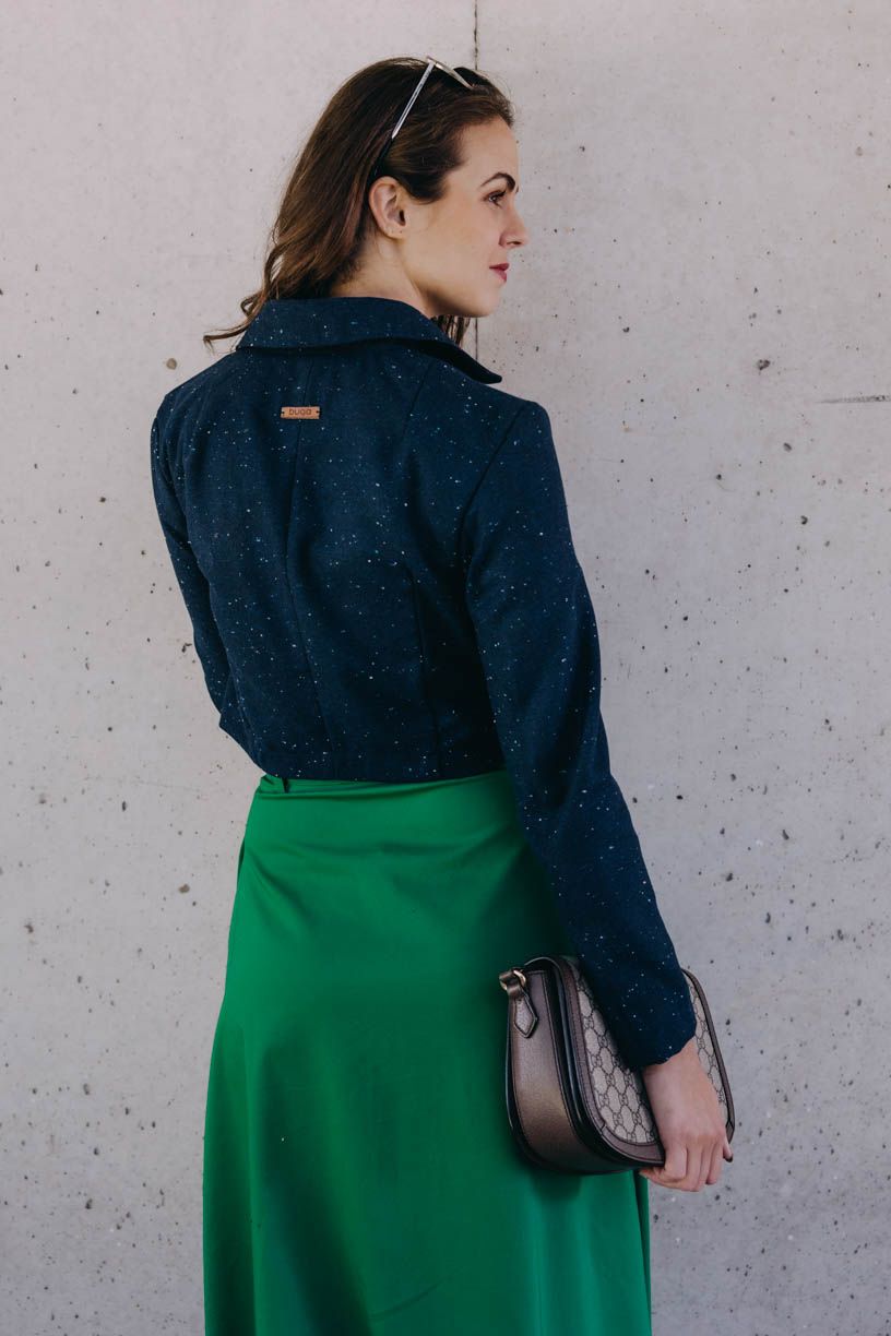 Káťa má na sobě při své výšce 170 cm velikost XS.