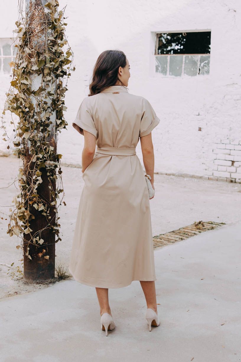 Kačka má na sobě při své výšce 170 cm velikost XS.