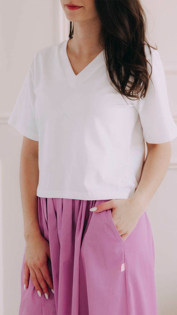 White Tee