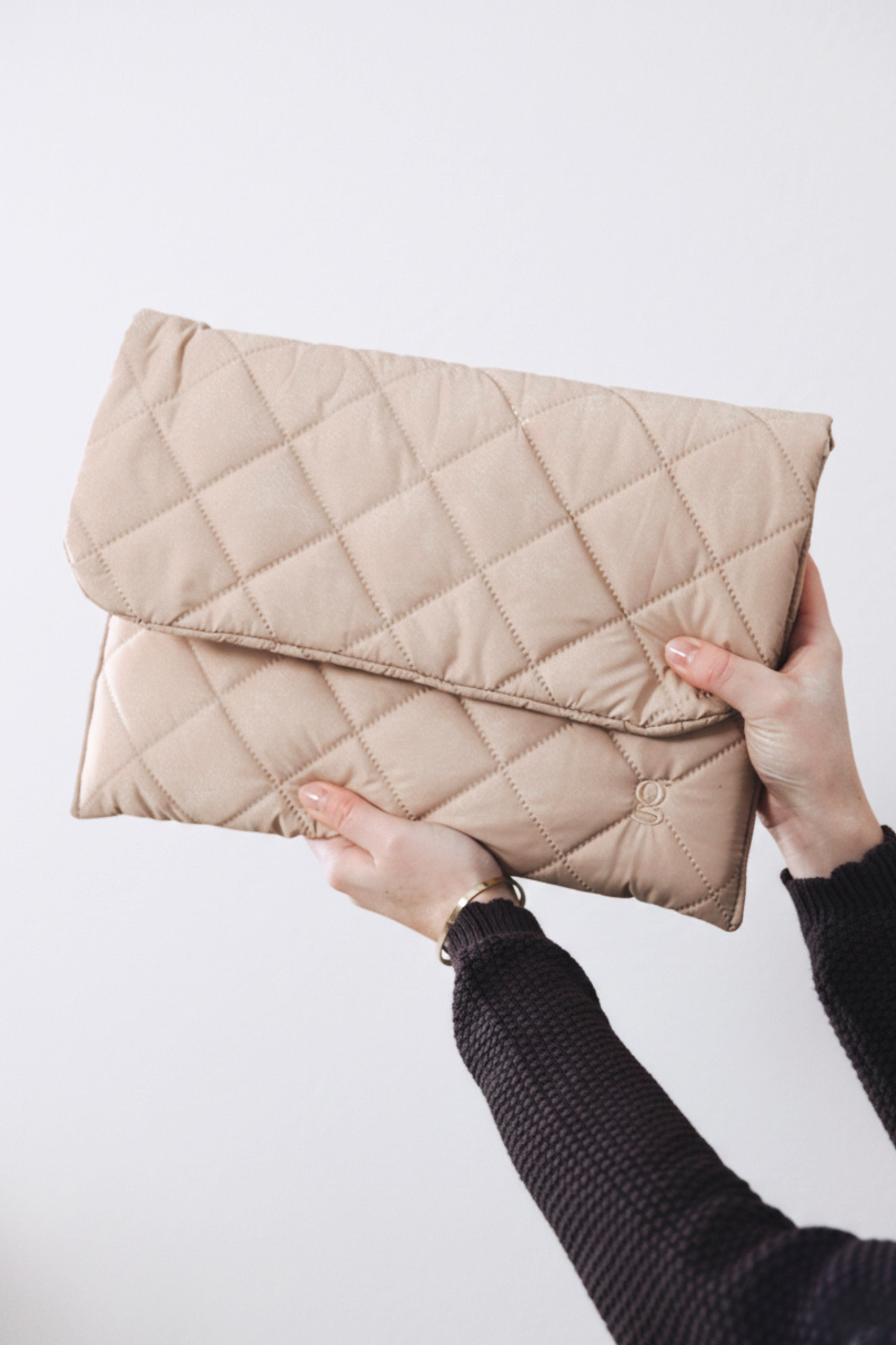 Zana Laptop Sleeve Beige