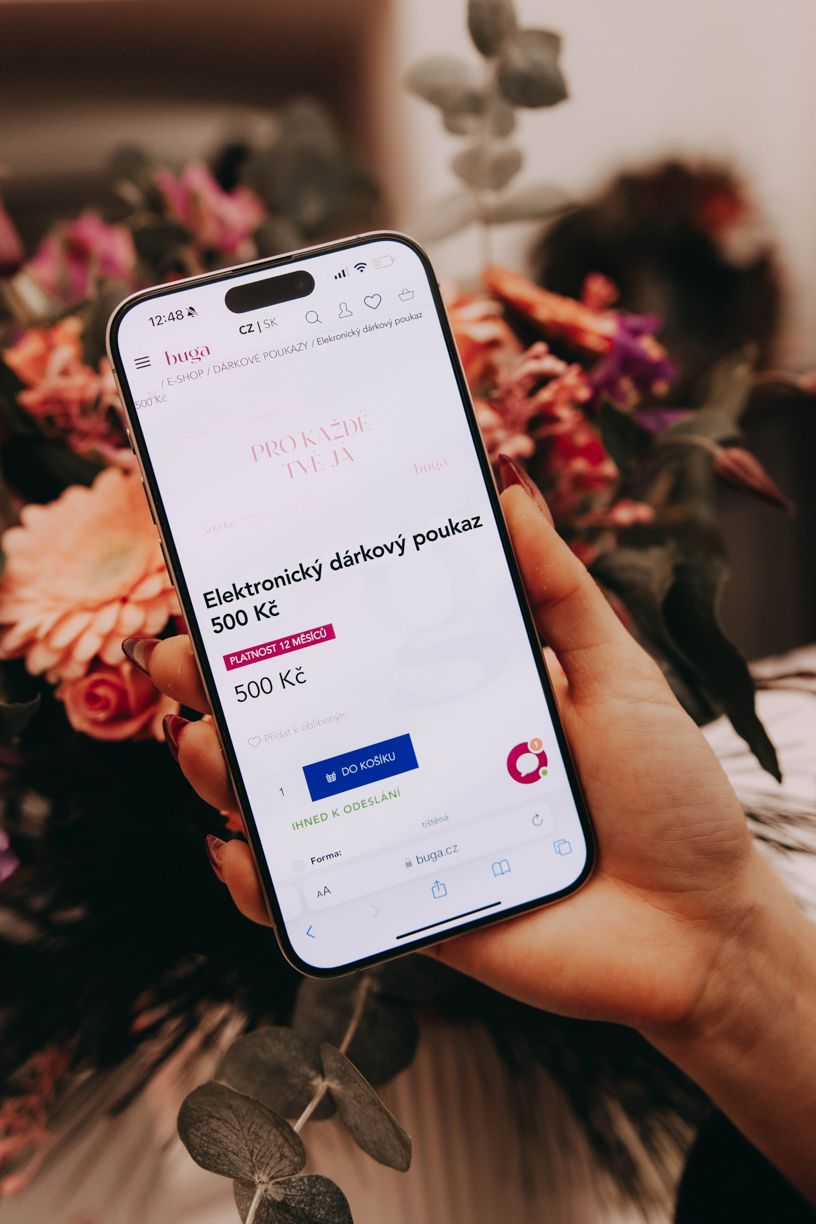 Elektronický dárkový poukaz 500 Kč