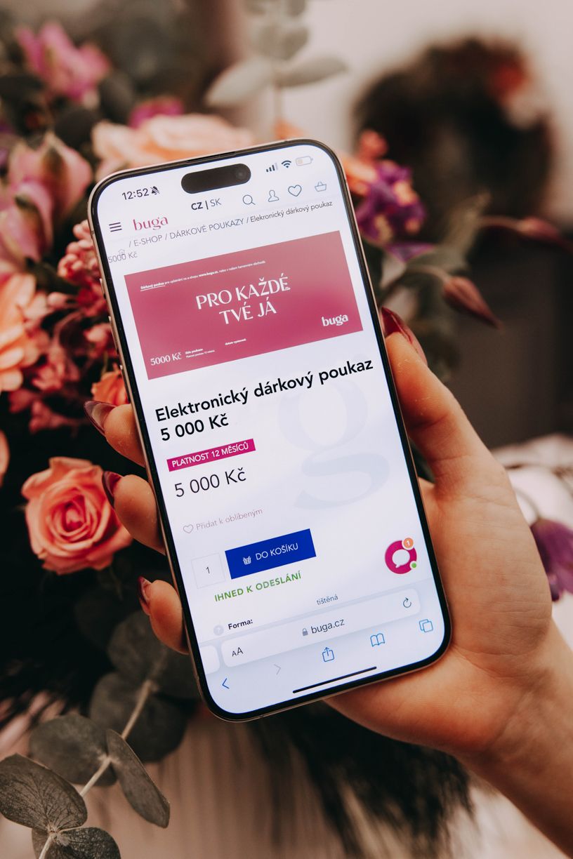 Elektronický dárkový poukaz 5000 Kč