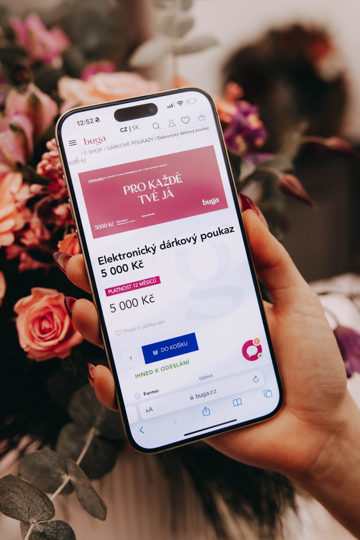 Elektronický dárkový poukaz 5 000 Kč