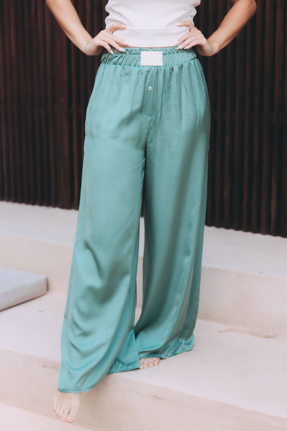 Kalhoty Kiara Mint