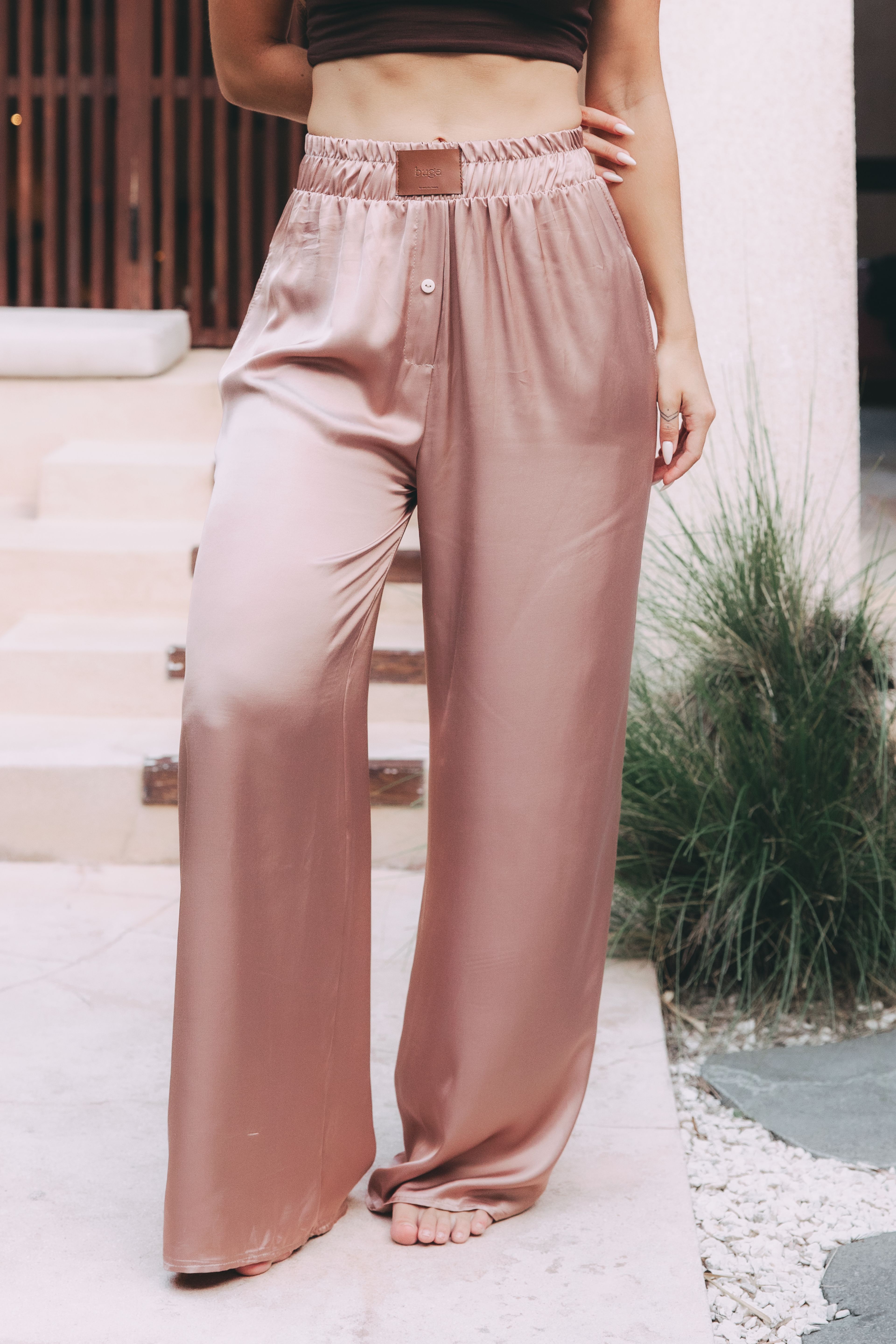 Kalhoty Kiara Old Rose