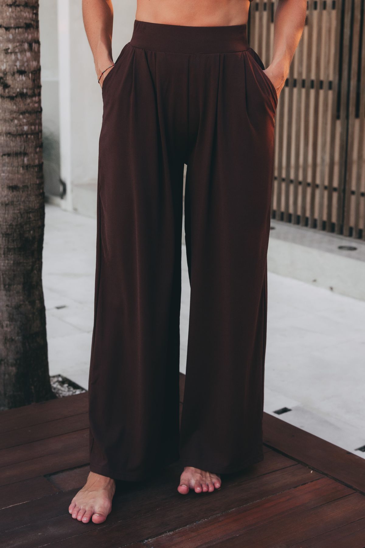 Kalhoty Naima Brown