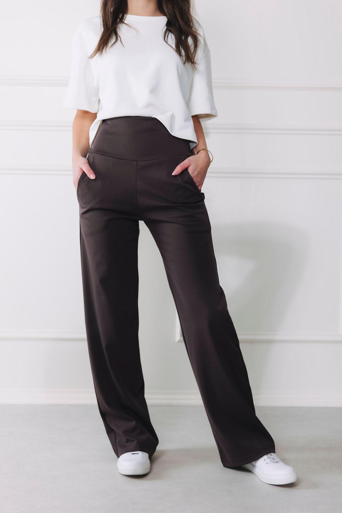 Kalhoty Nala Thin Brown