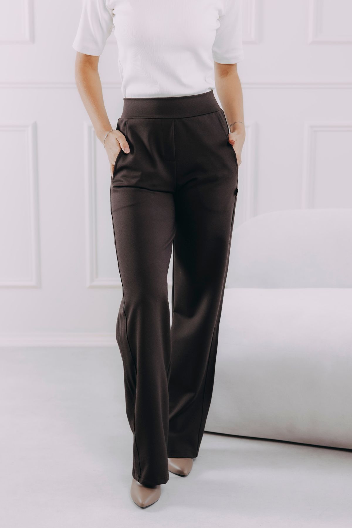 Kalhoty Zen Brown