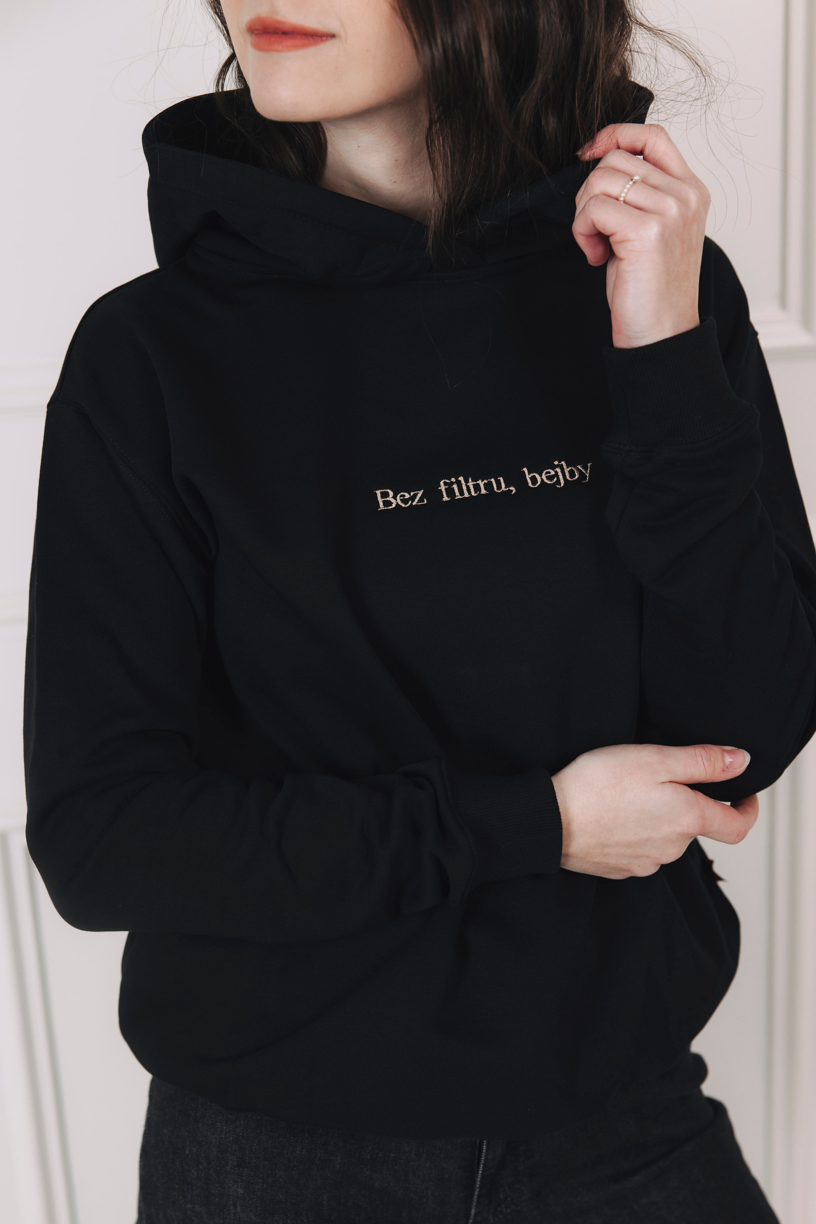 Mikina Iff Black Bez Filtru