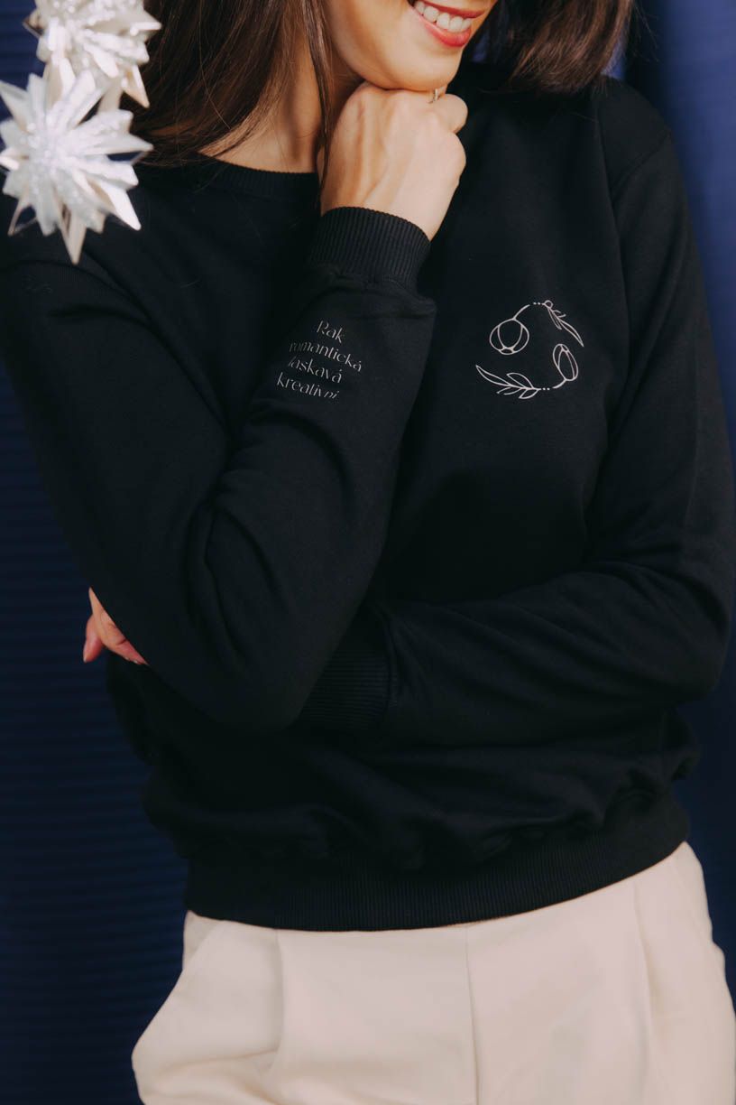 Mikina Asata Black Rak