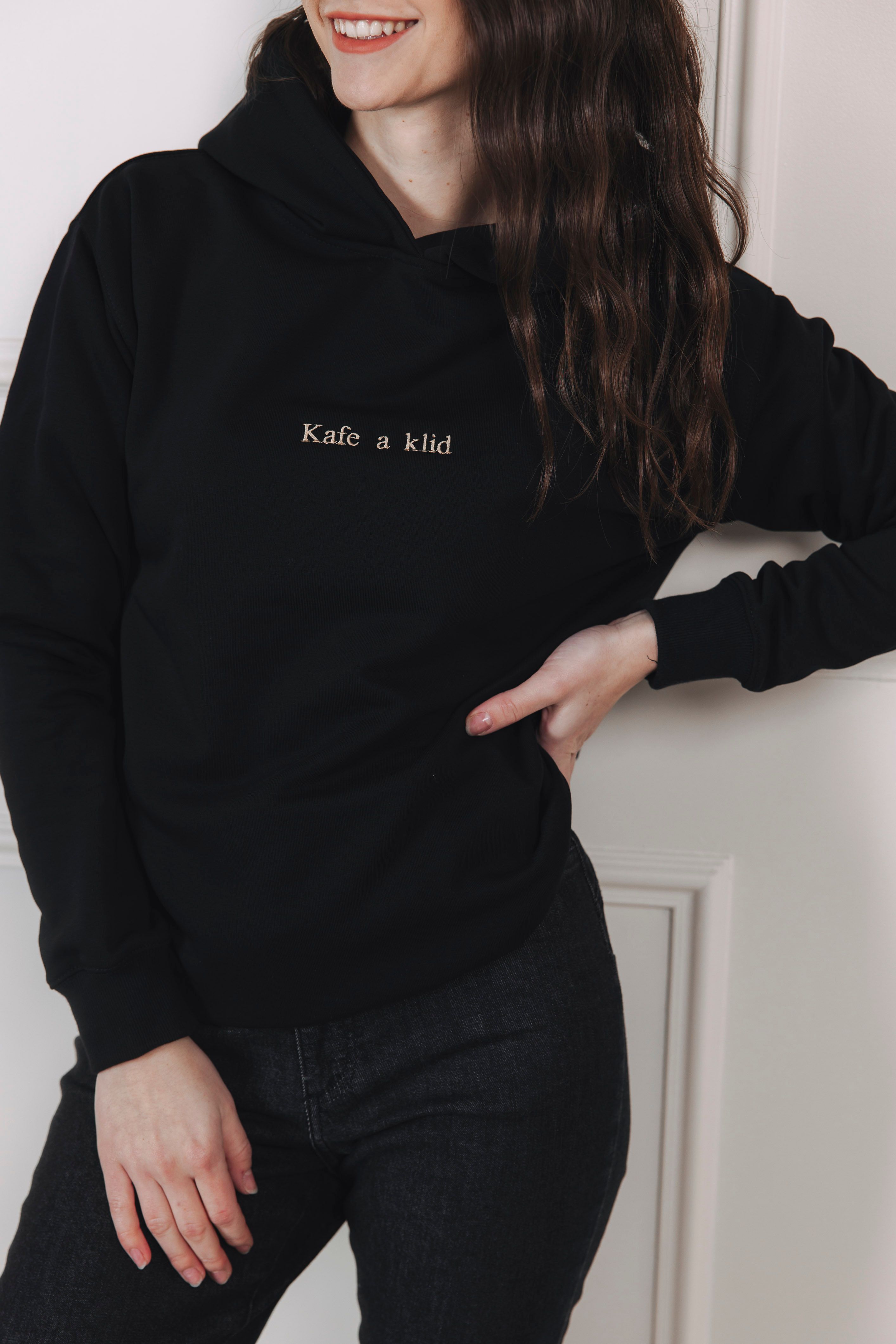 Mikina Iff Black Kafe A Klid