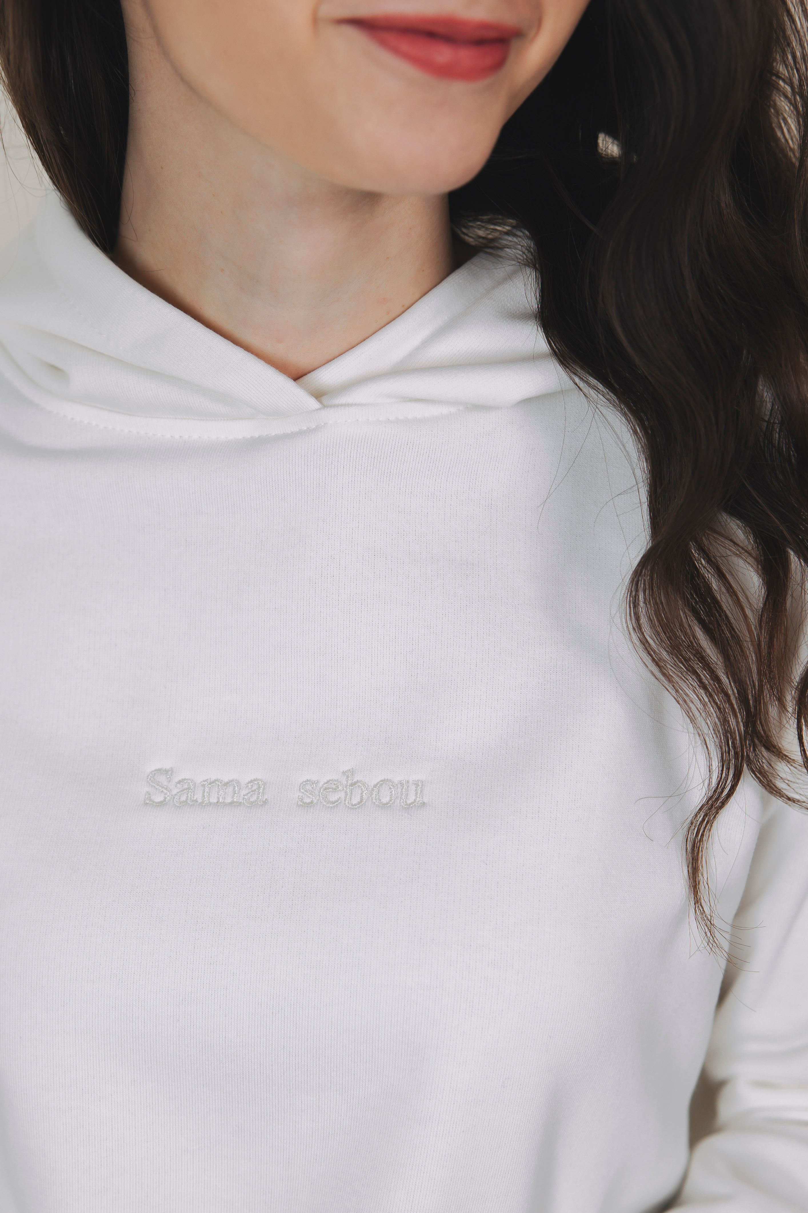 Mikina Iff Ecru Sama Sebou