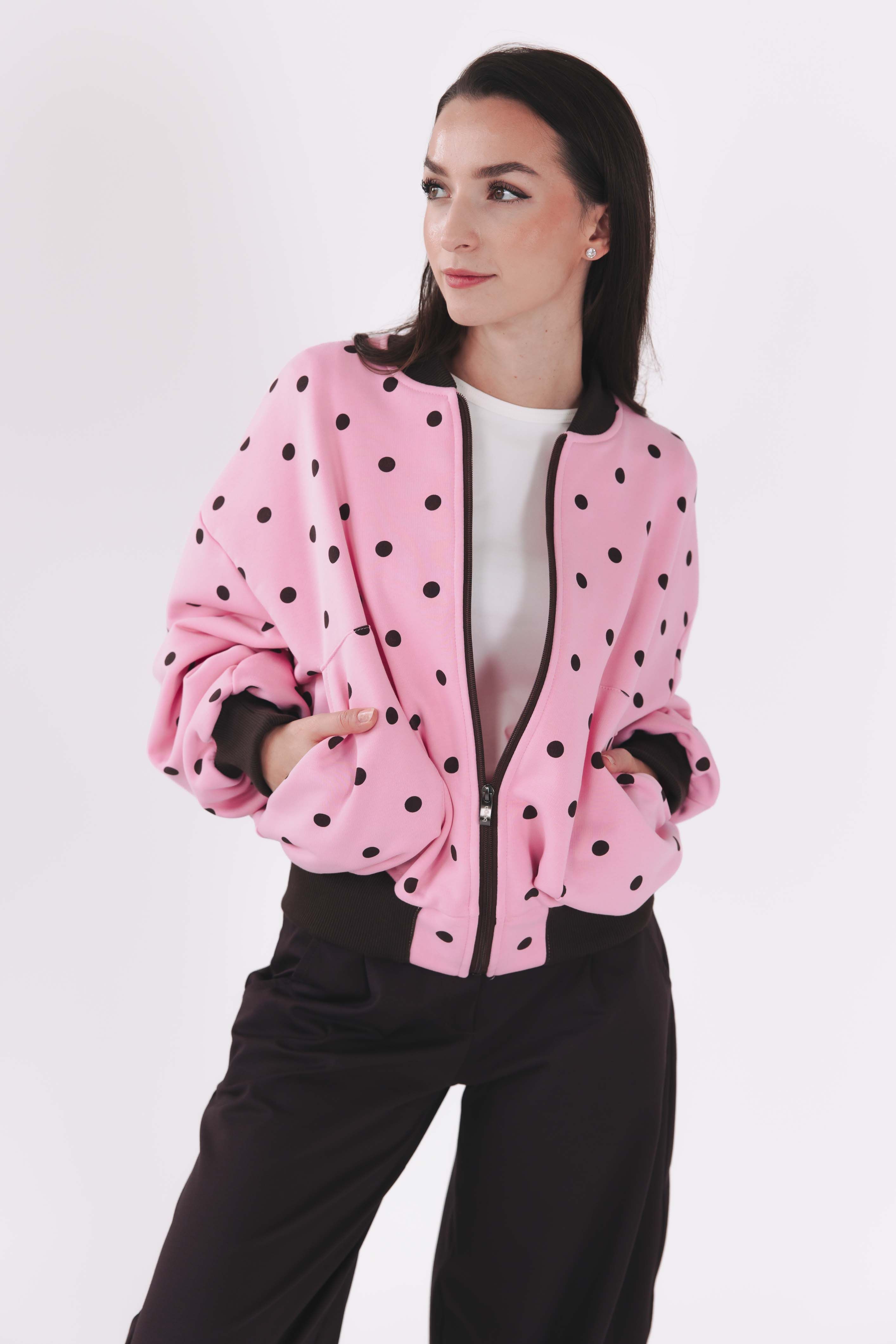 Mikina Tau Pink Dott