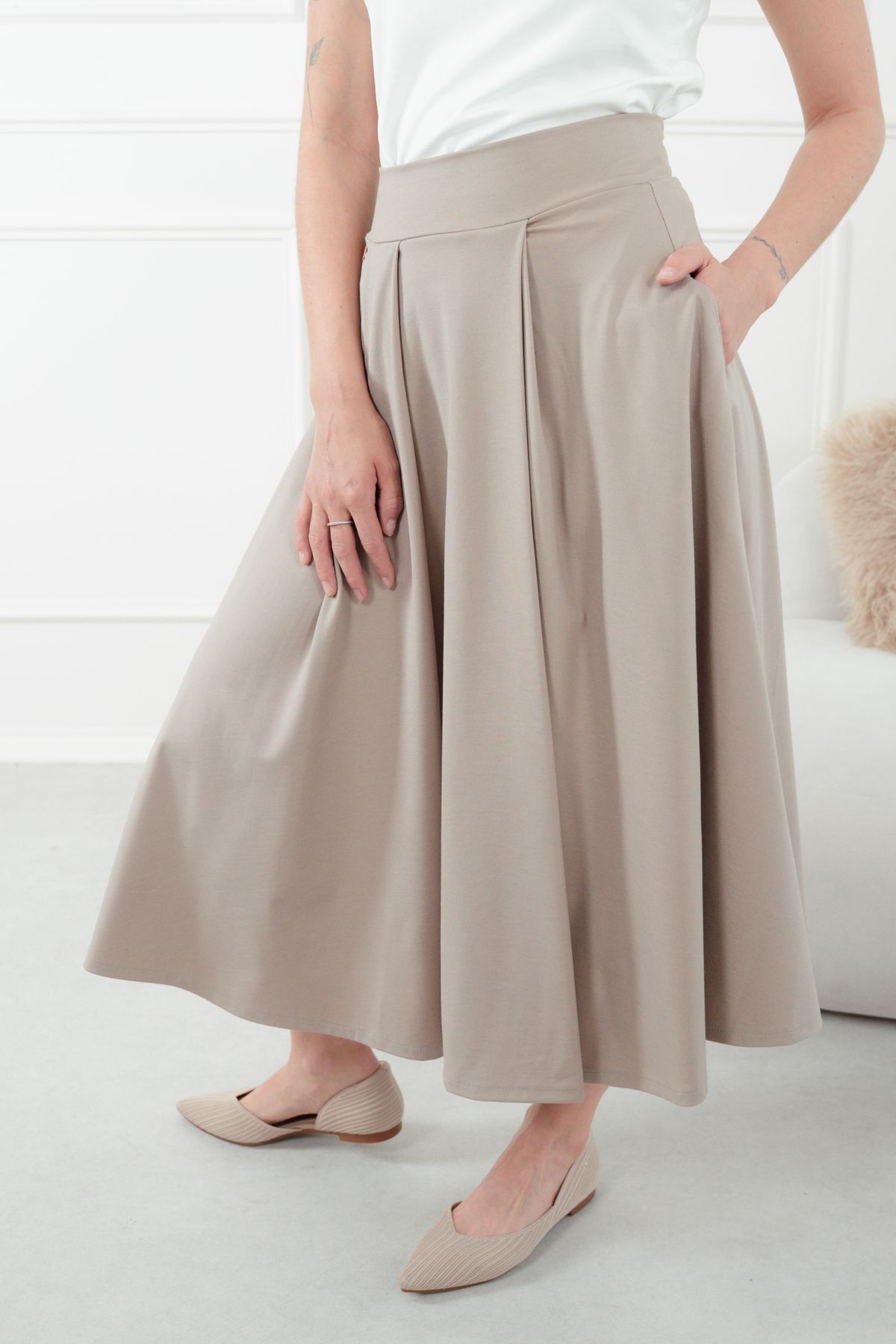 Sukně Mawi Beige