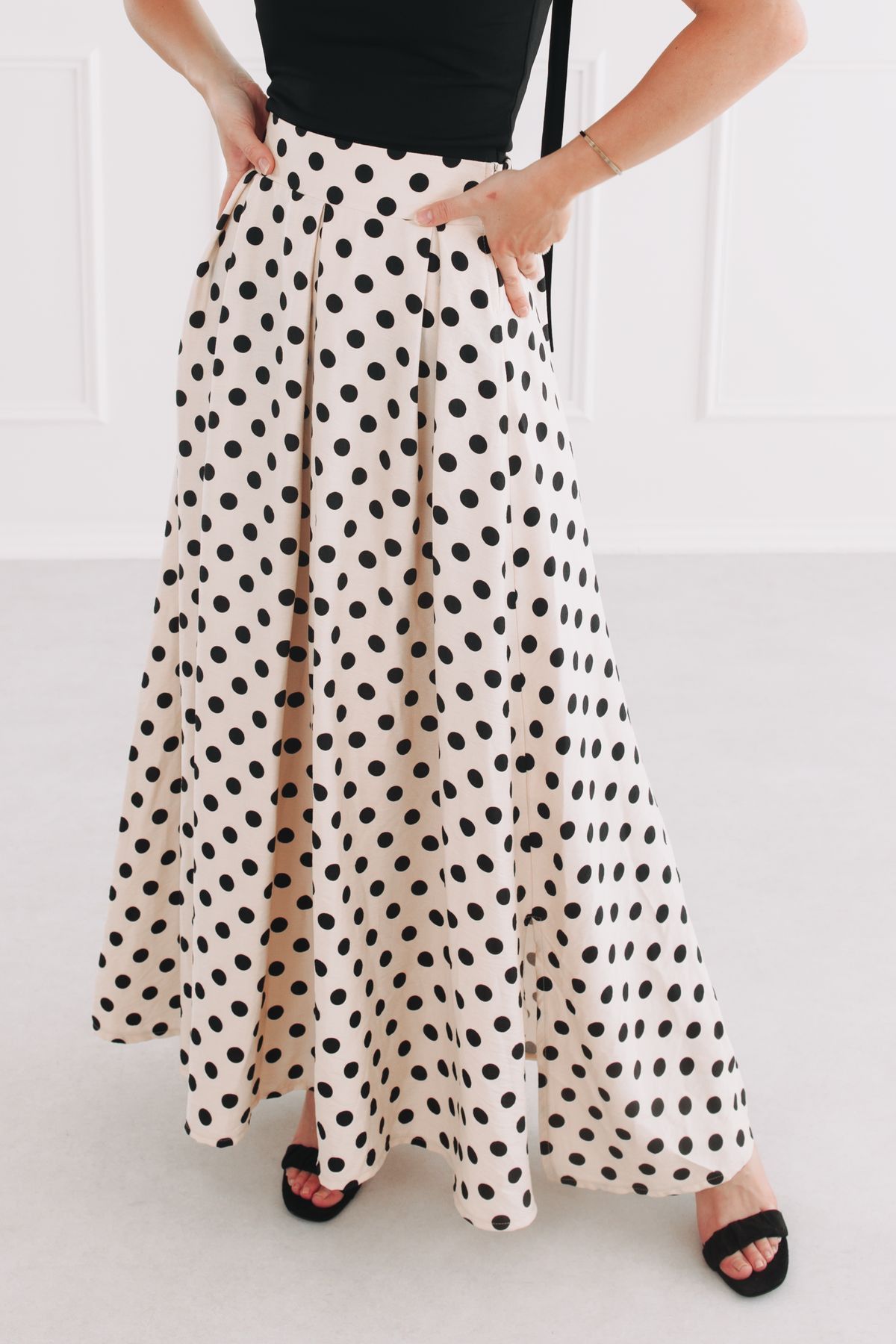 Sukně Kani Beige Dott