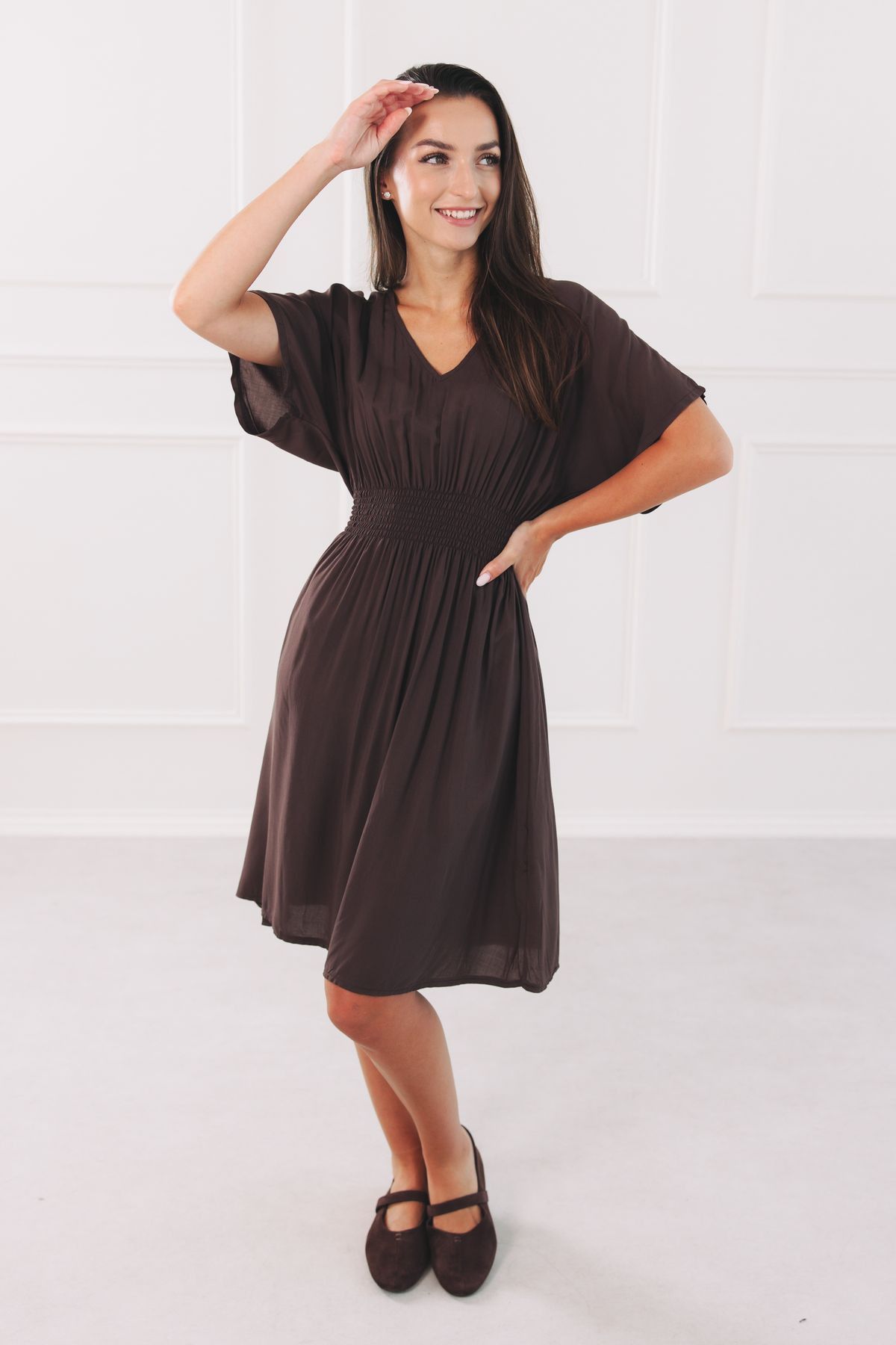 Šaty Anna Dark Brown