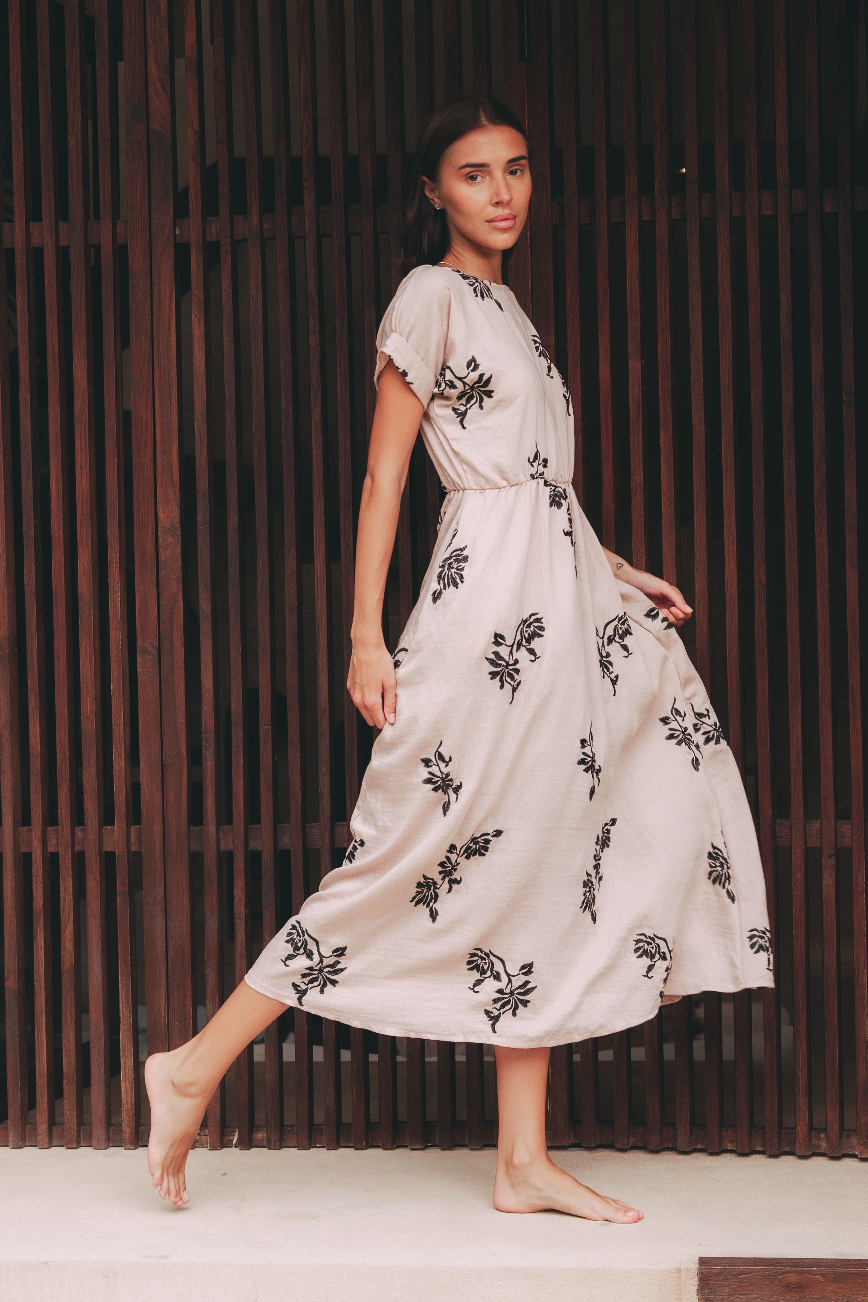 Šaty Boho Soft Pink