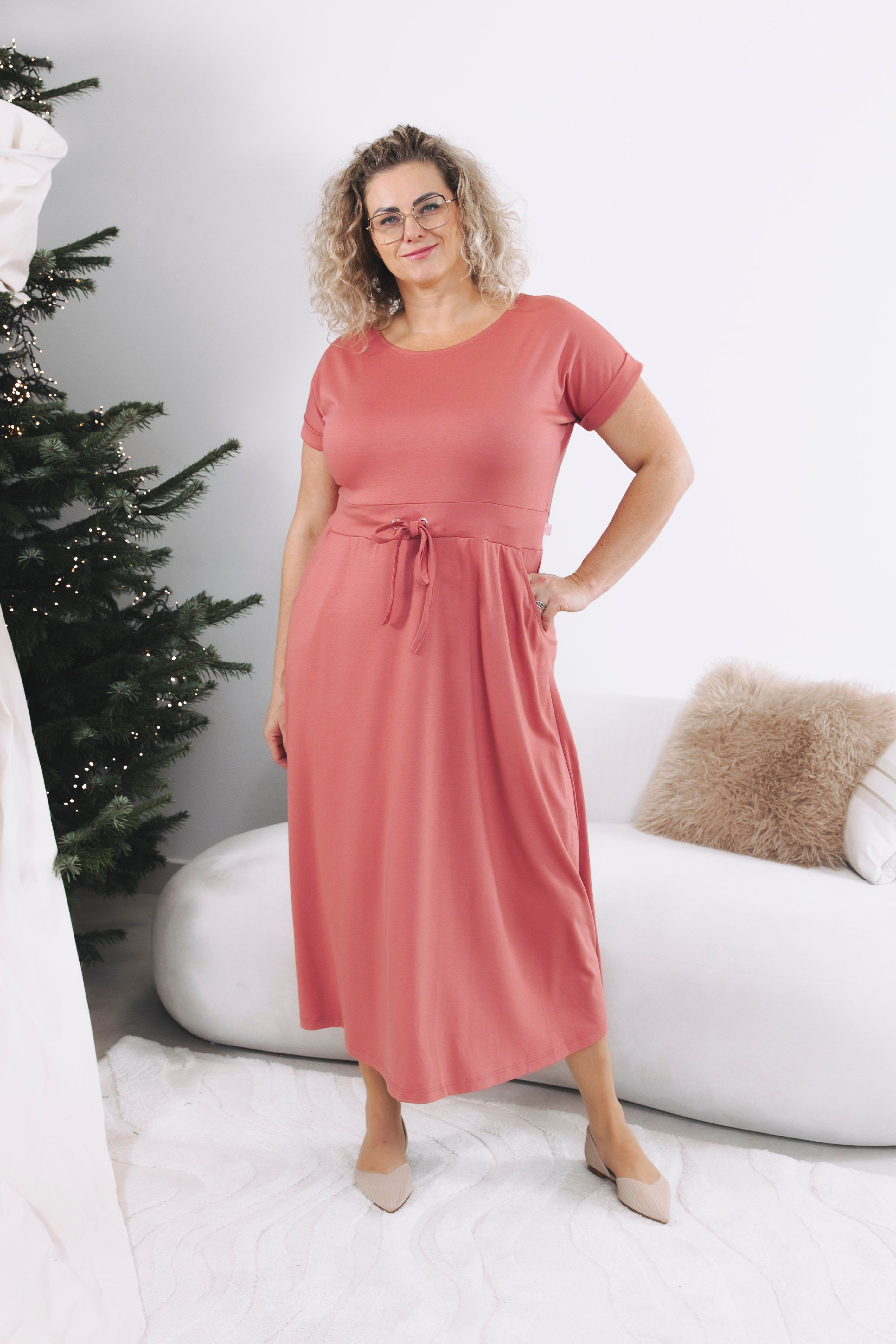 Šaty Audrey Old Rose