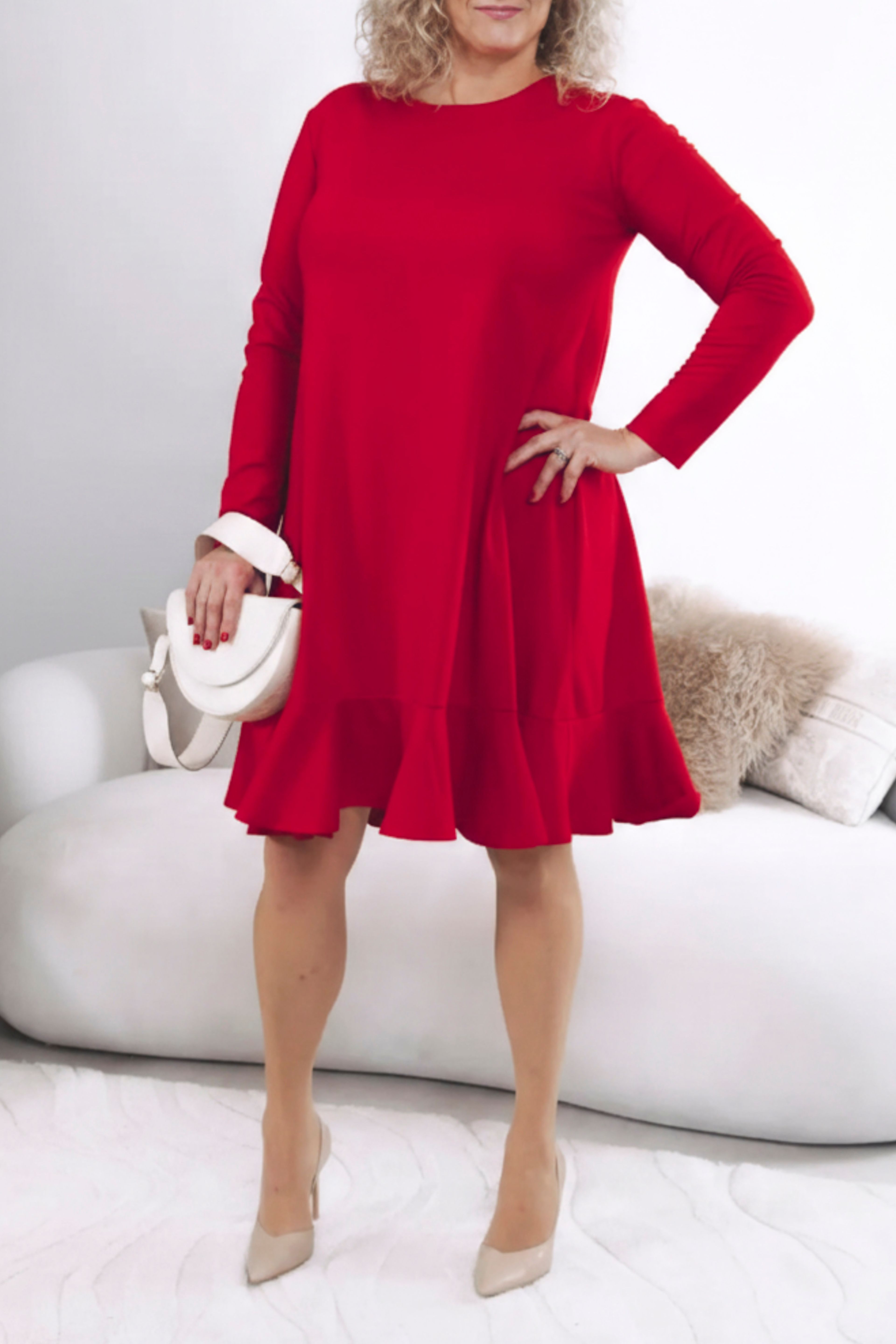 Šaty Adika Red Plus