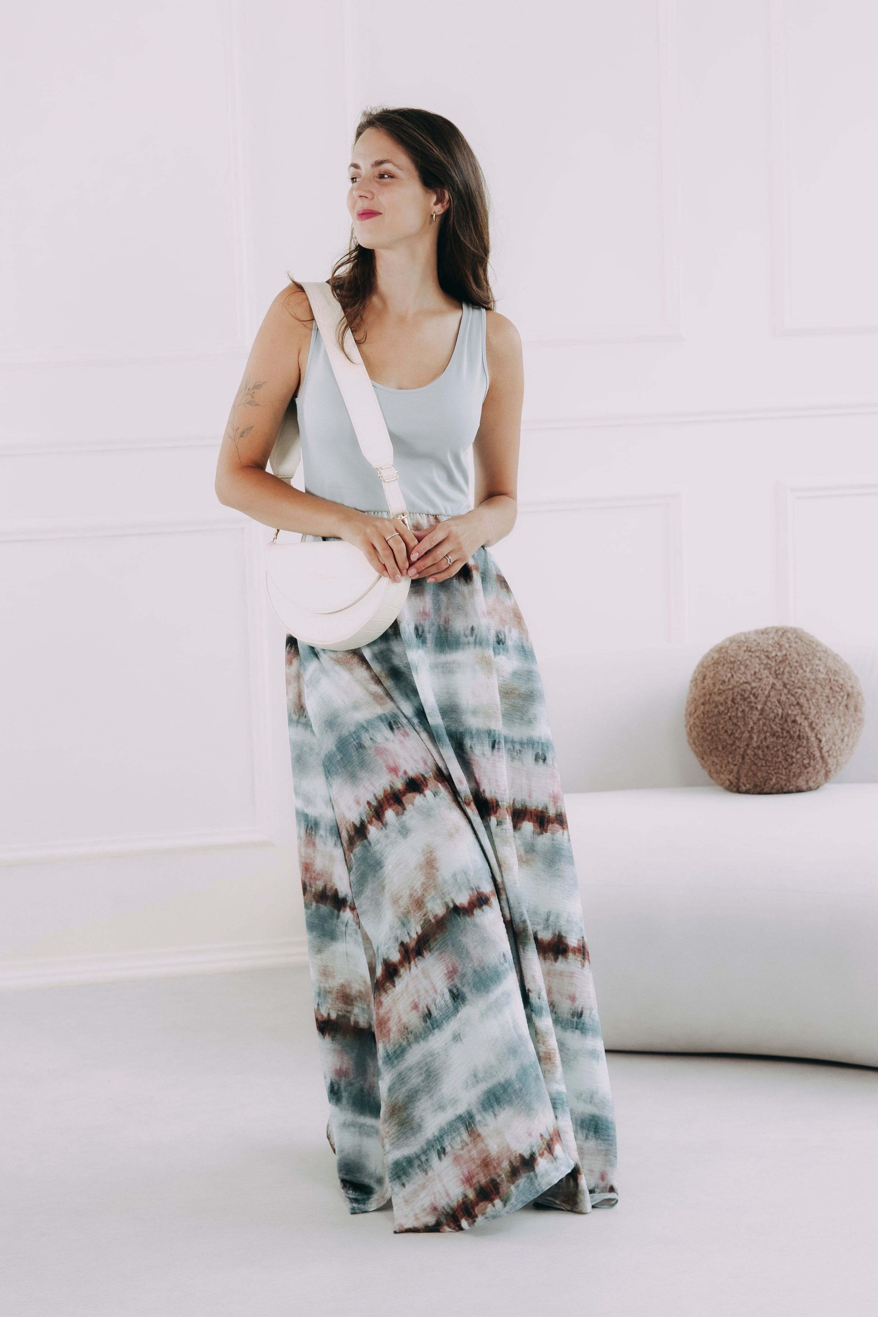 Šaty Tusha Light Blue Batik