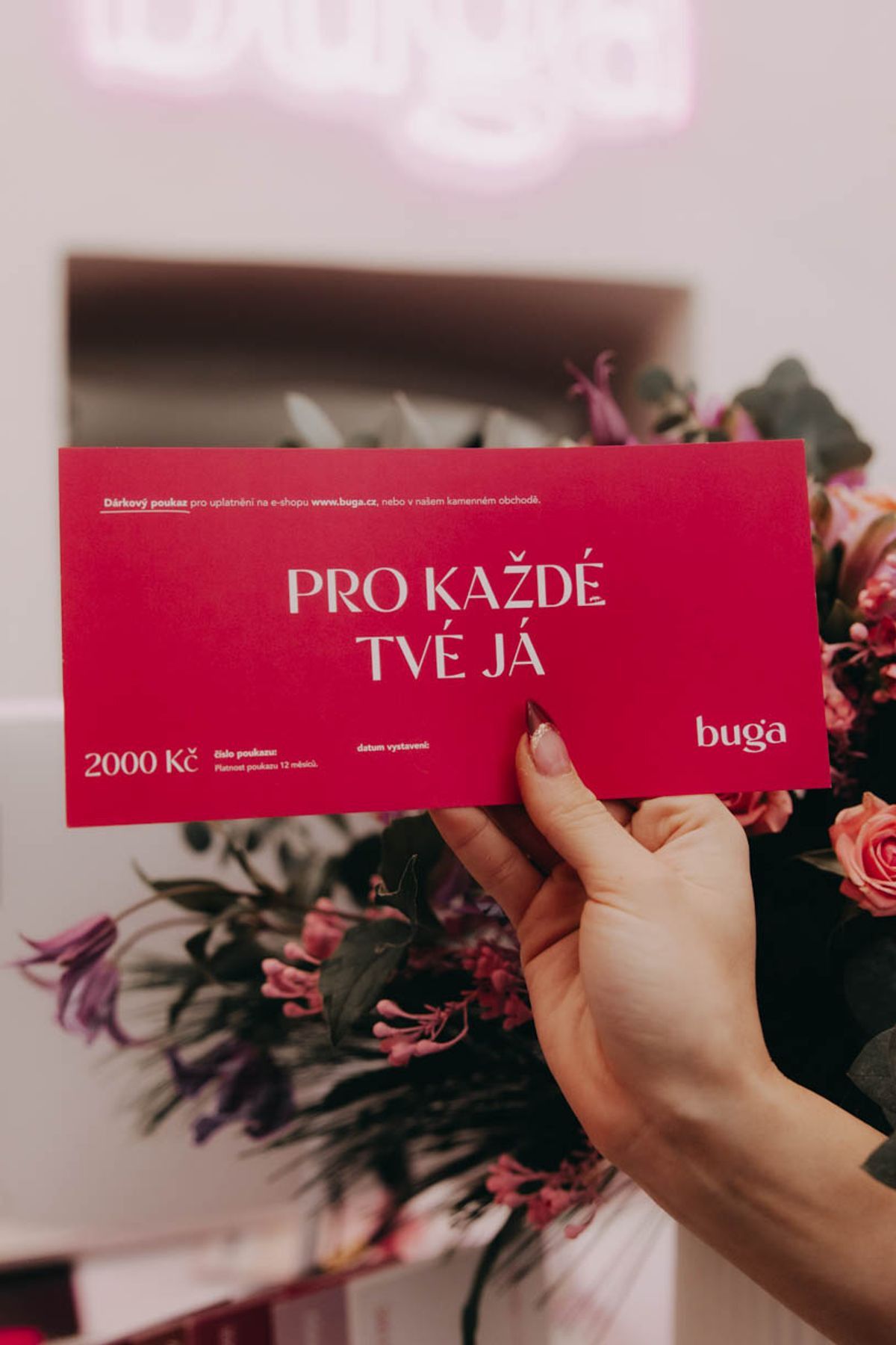 Tištěný dárkový poukaz 2 000 Kč