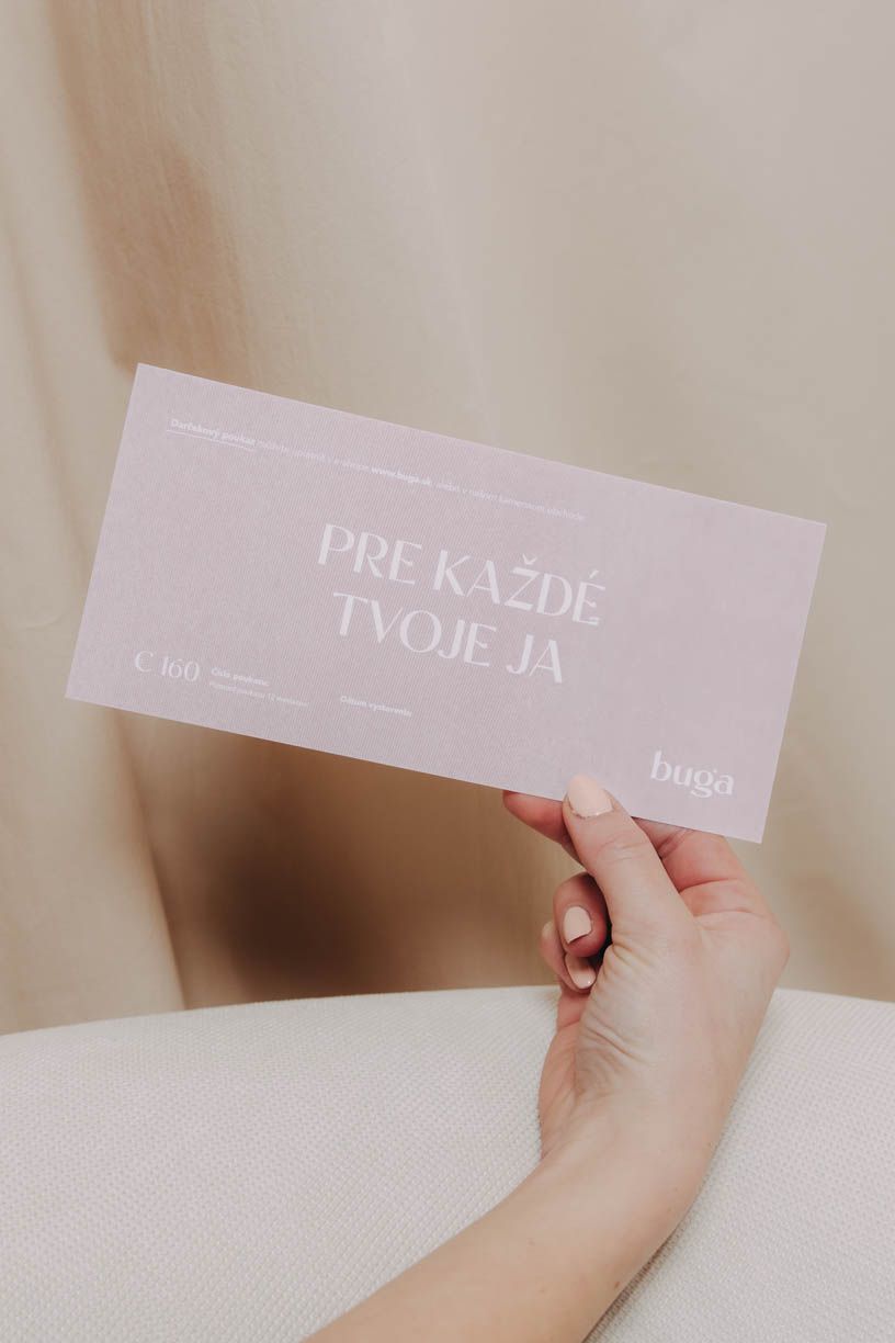 Tlačený darčekový poukaz 160 eur