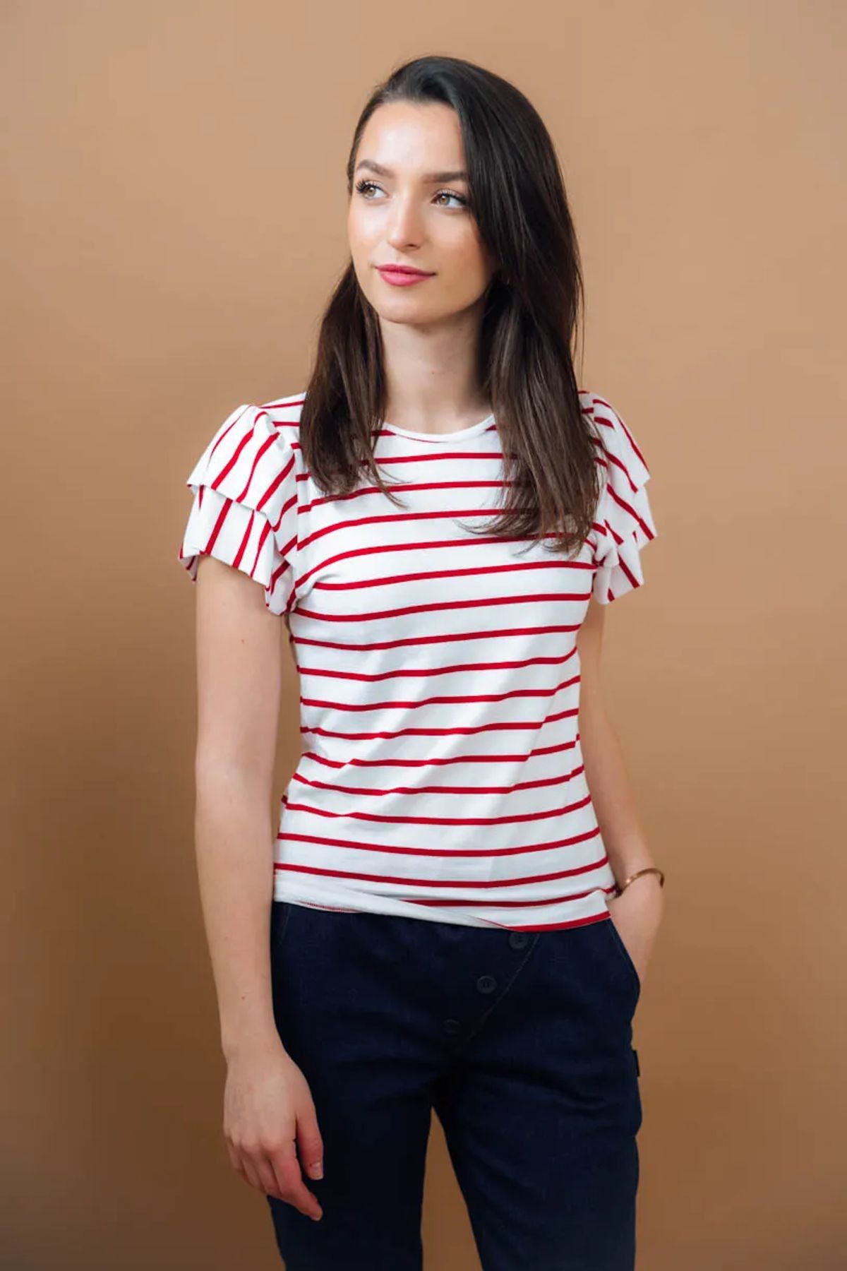 Tričko Akifa Red Stripe