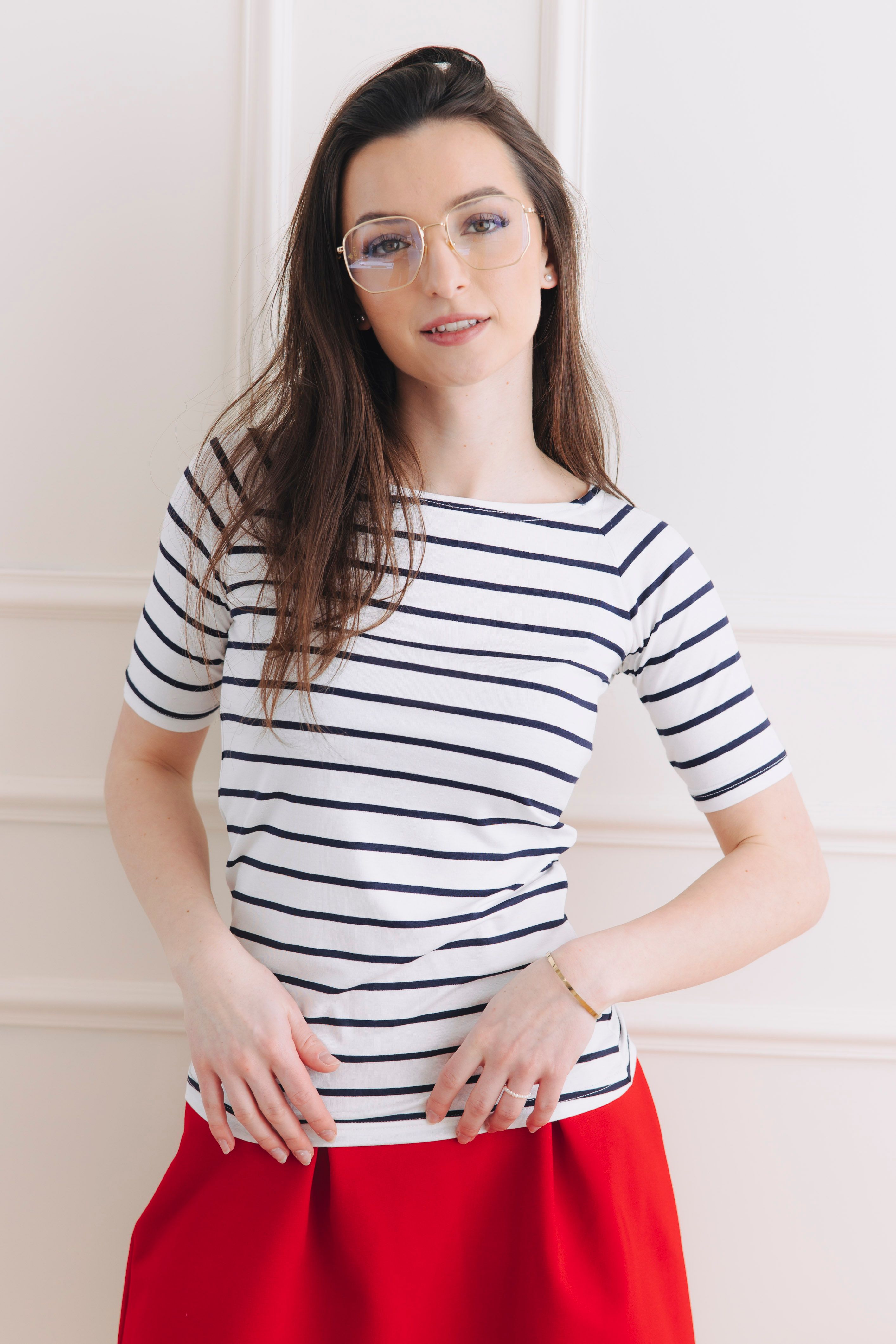 Tričko Gogo Short White Elegance