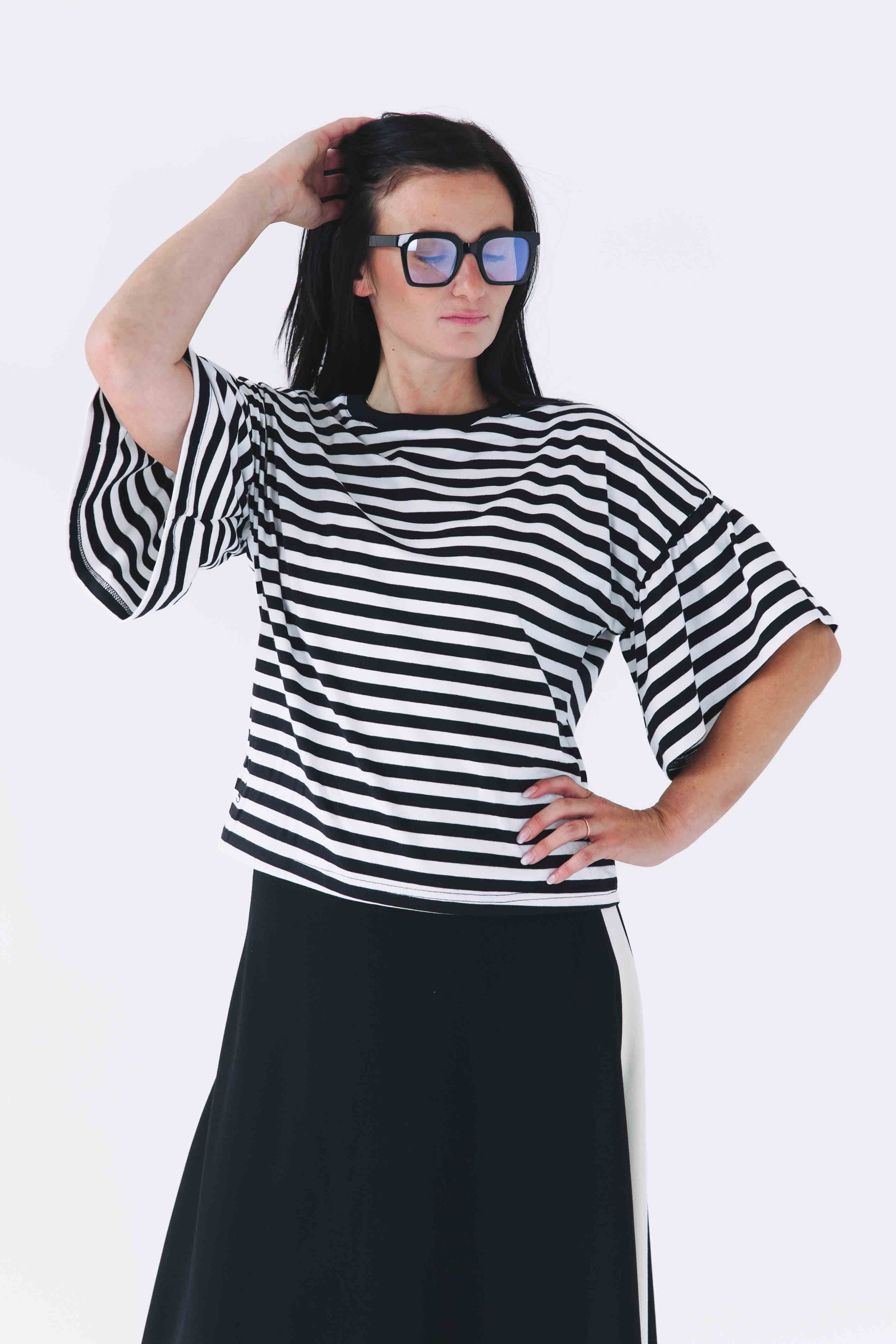 Tričko Nuru Black Stripe