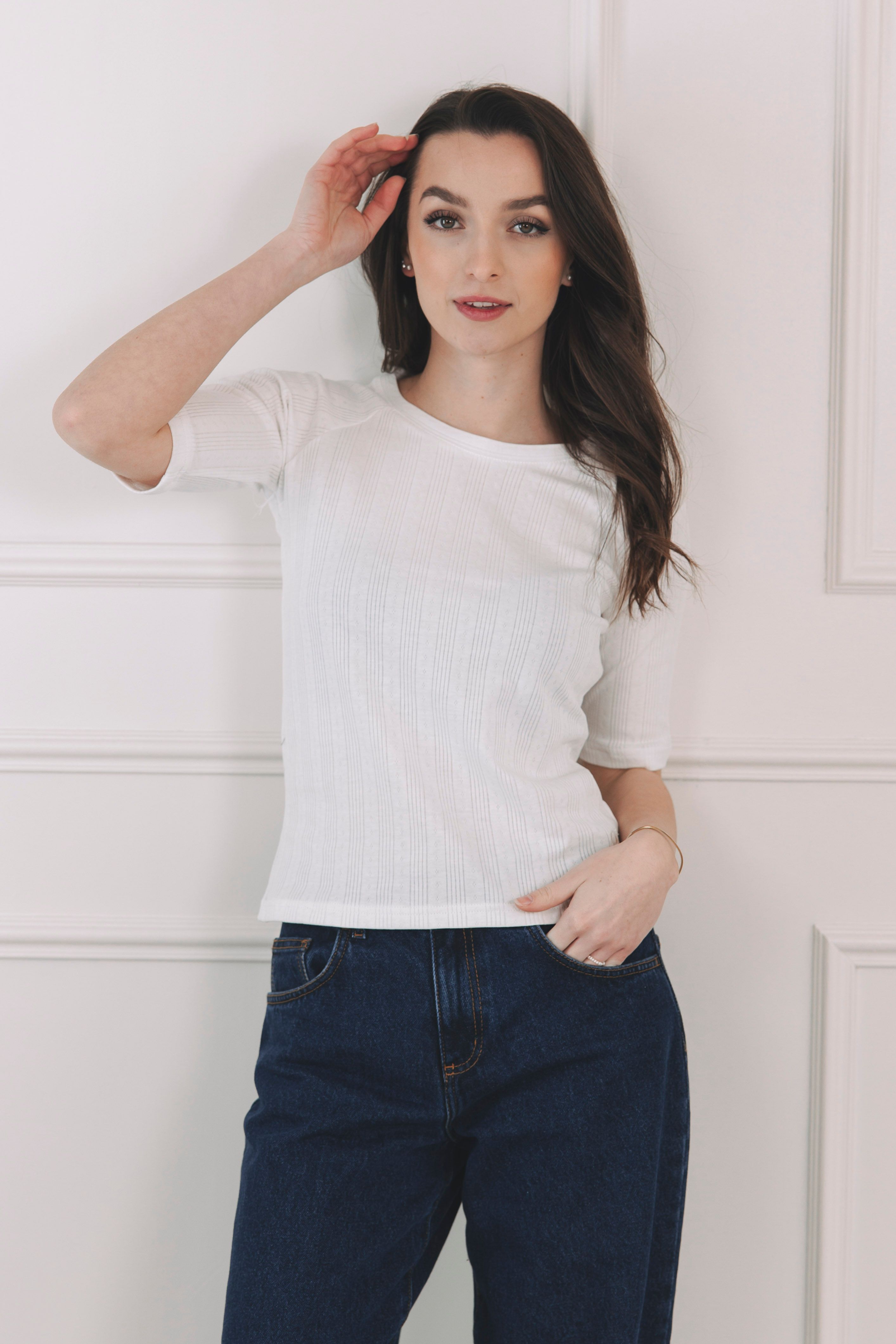 Tričko Yasmina Ecru