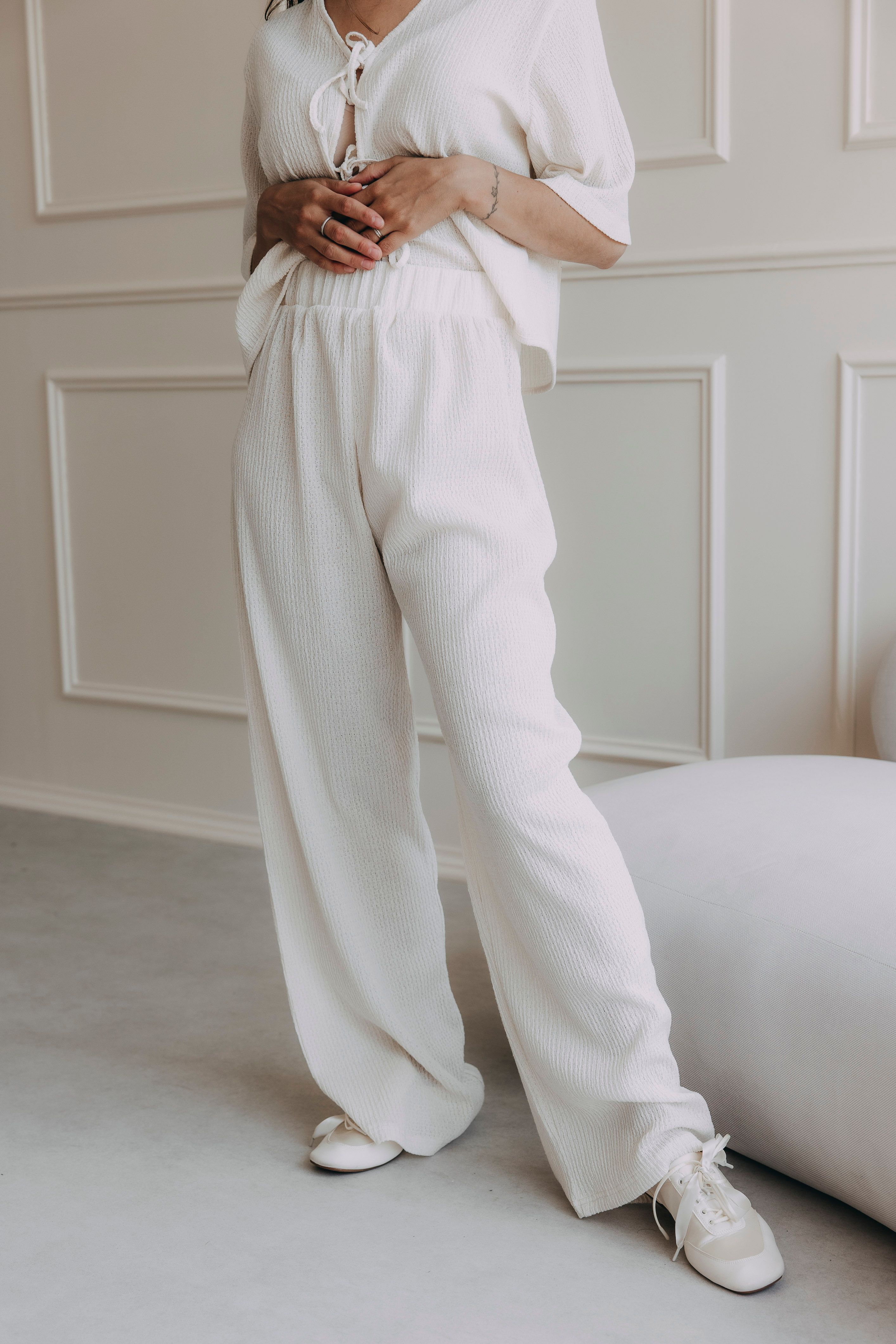 Kalhoty Kamau Beige