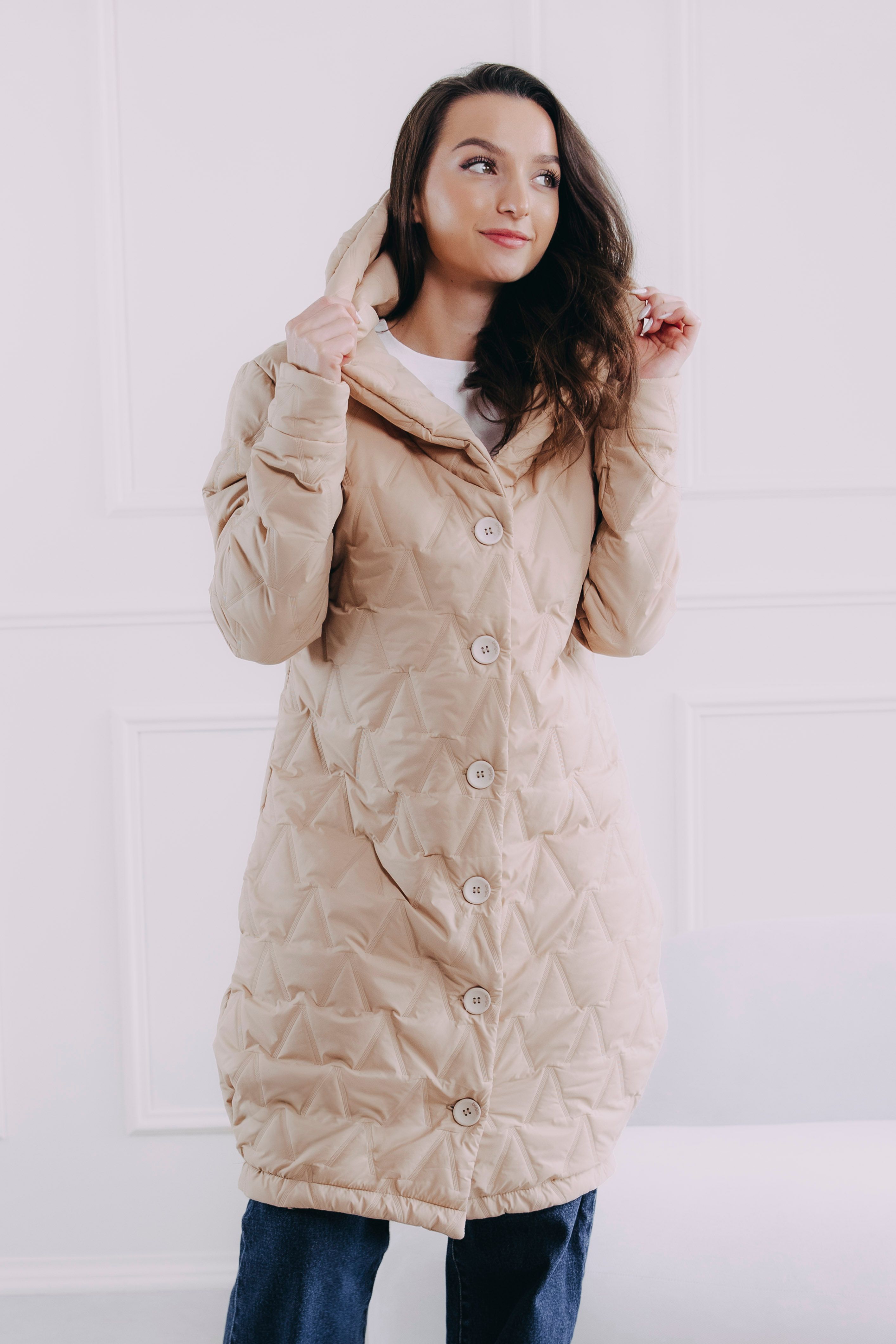 Kabát Lawali Beige
