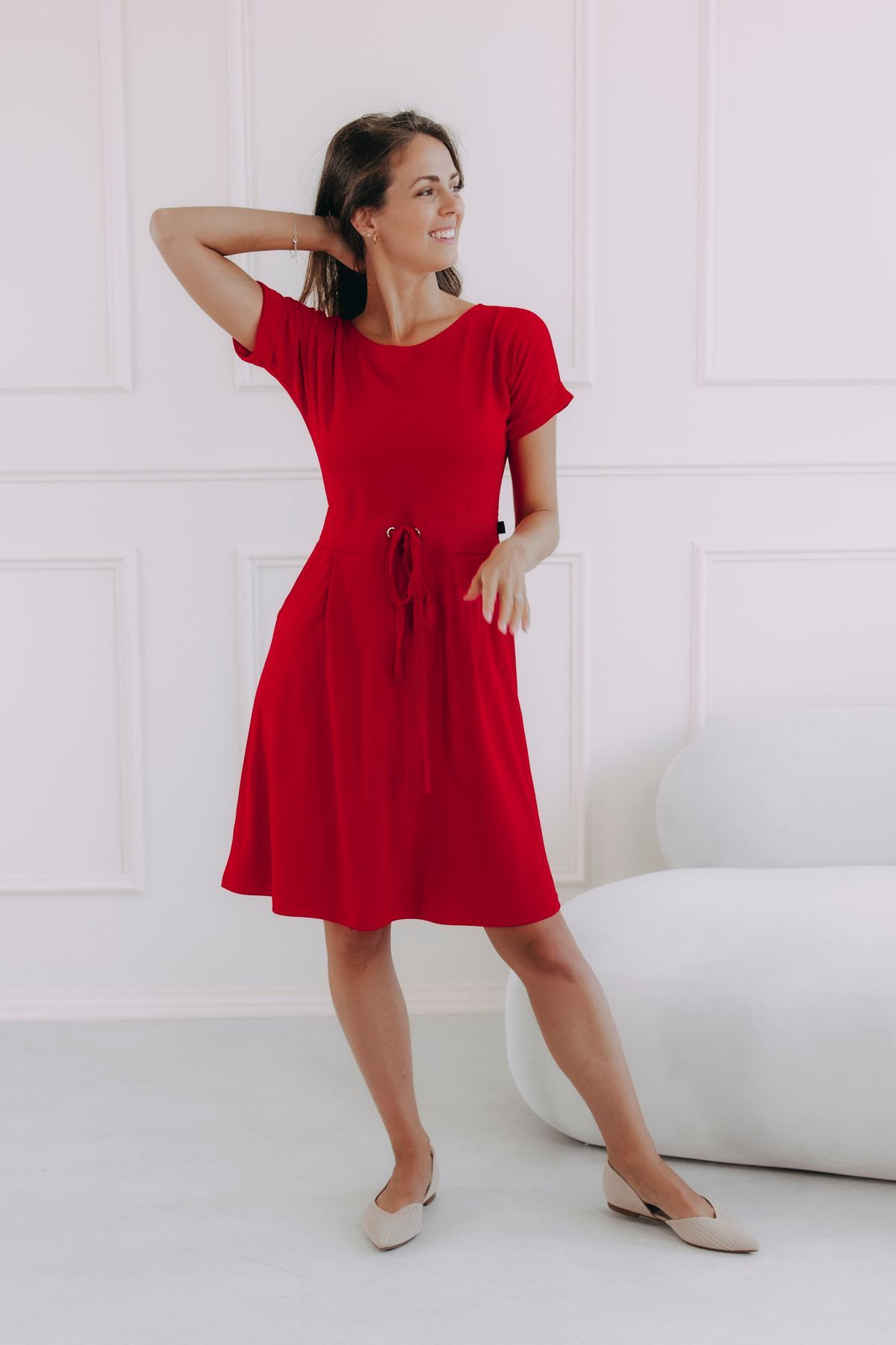Šaty Audrey Short Red