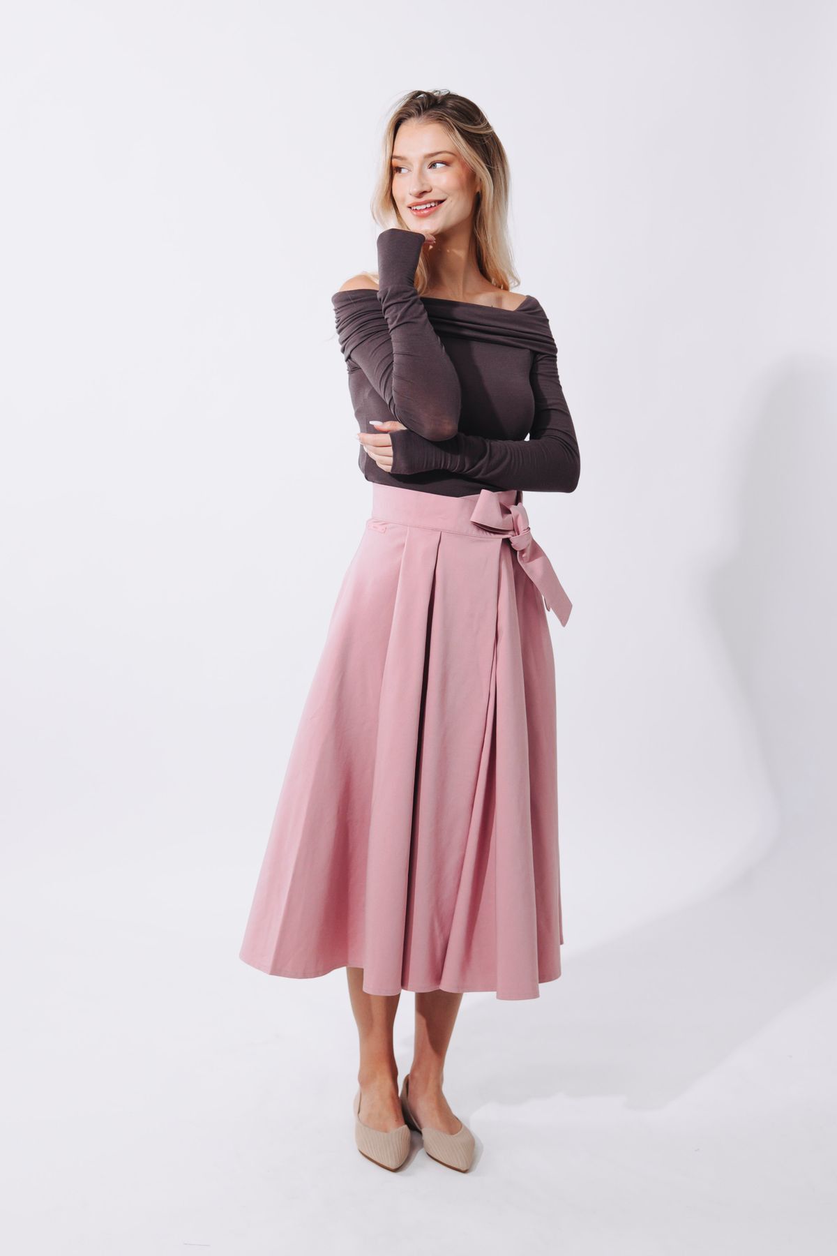 Sukňa Mawe Old Pink