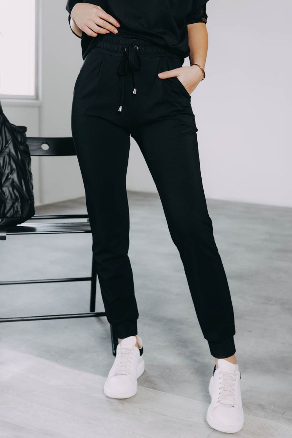Kalhoty Amani Black