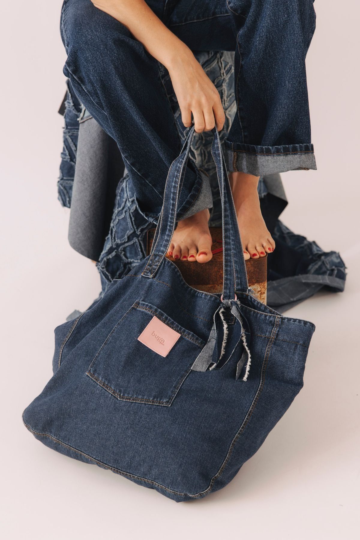 Taška Tumaini Blue Jeans