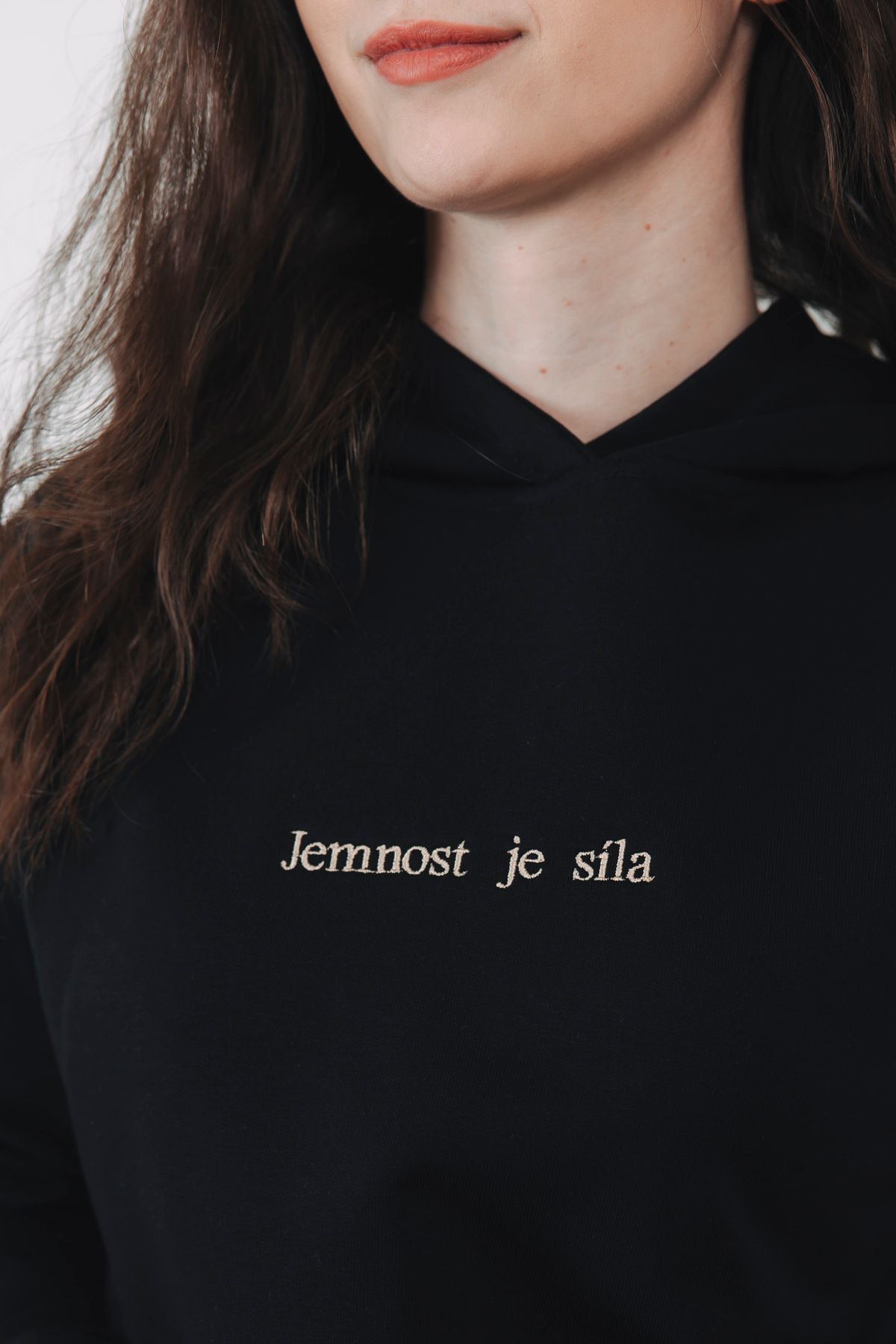 Mikina Iff Black Jemnost