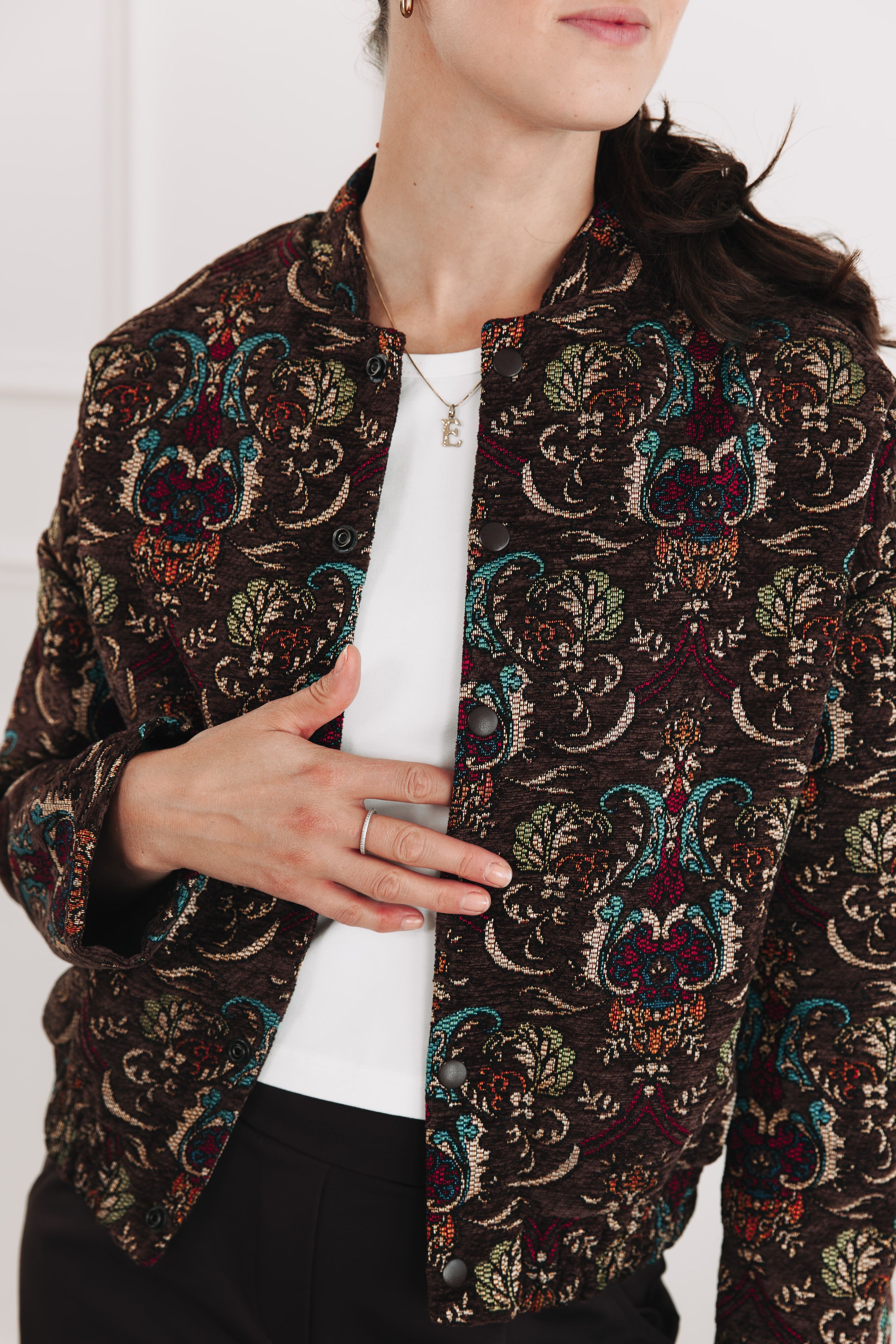 Blejzer Yao Brown Jacquard