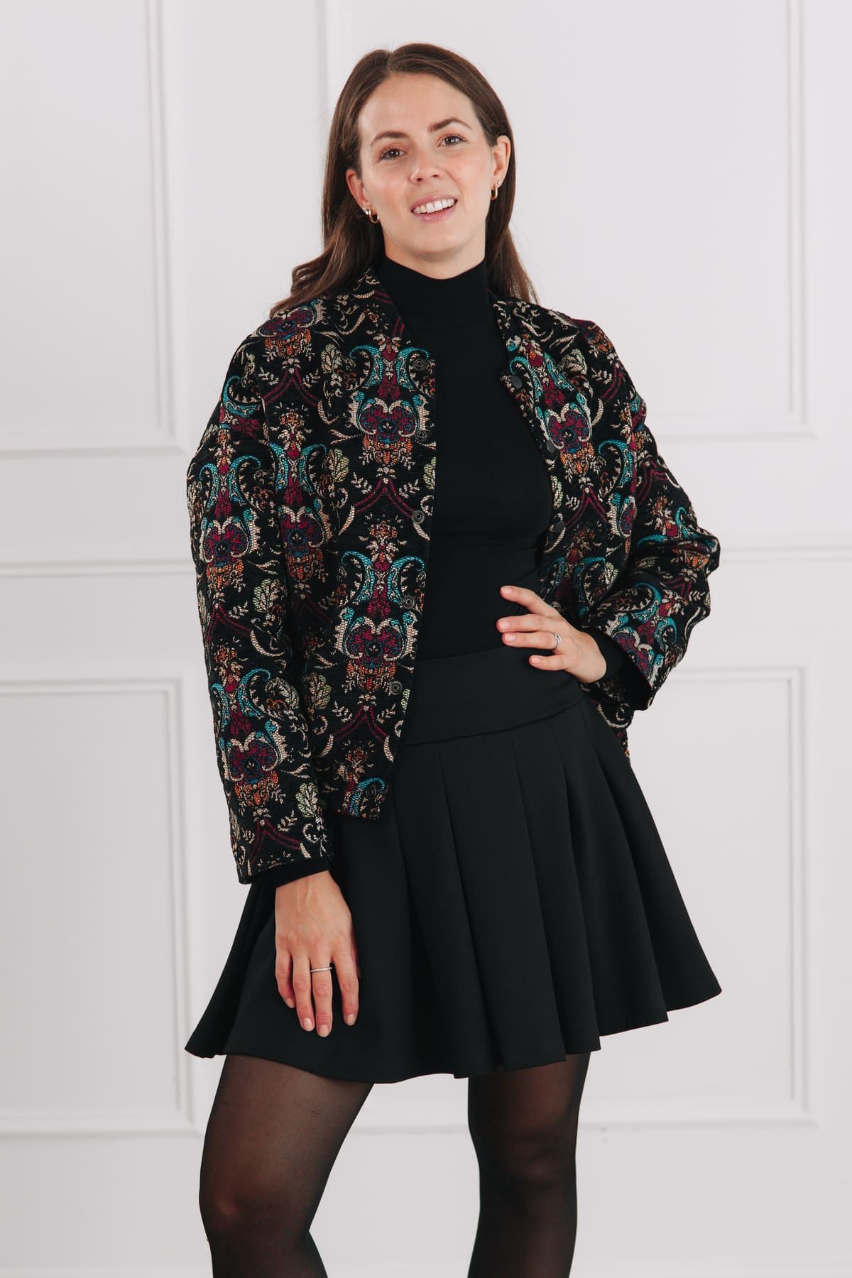 Blejzr Yao Black Jacquard