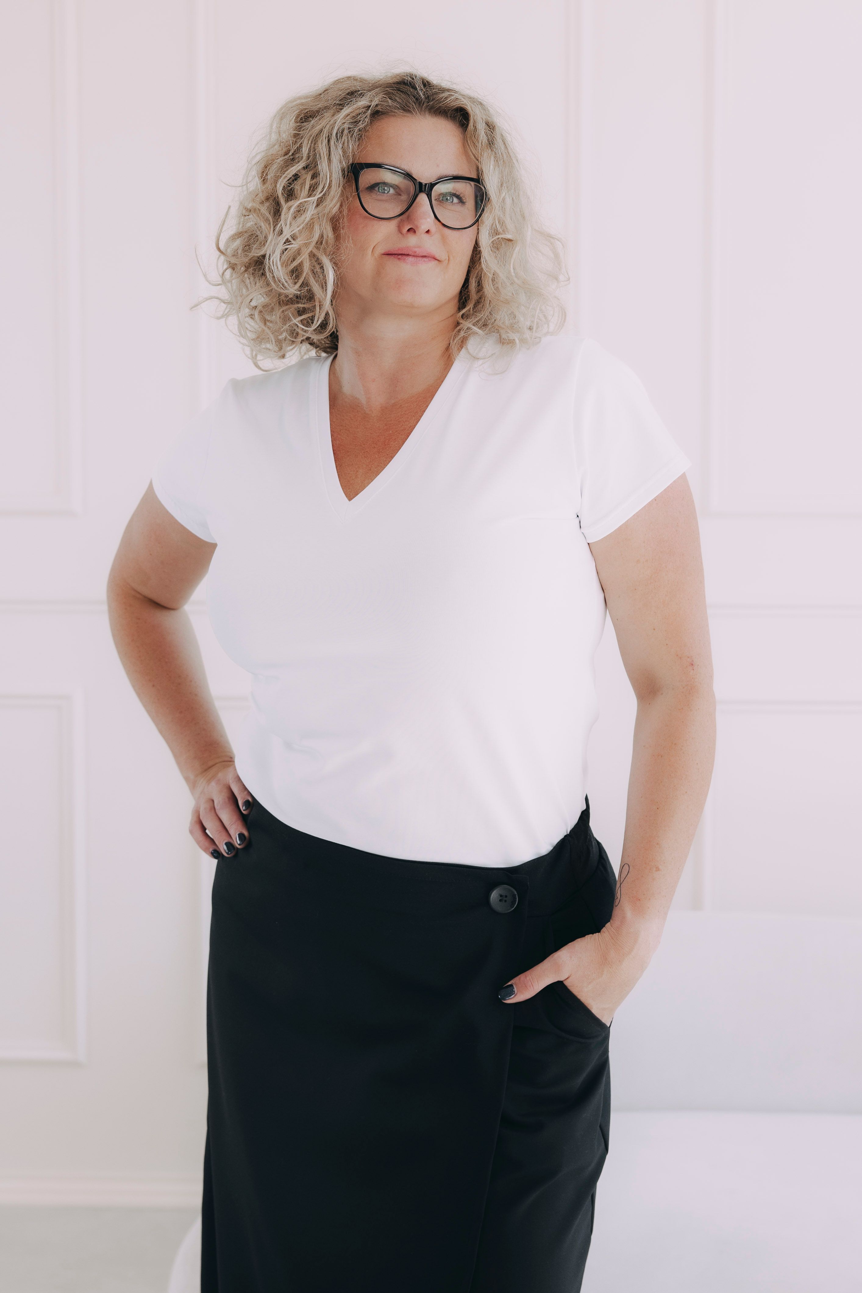 Tričko Kalisha Ecru Plus